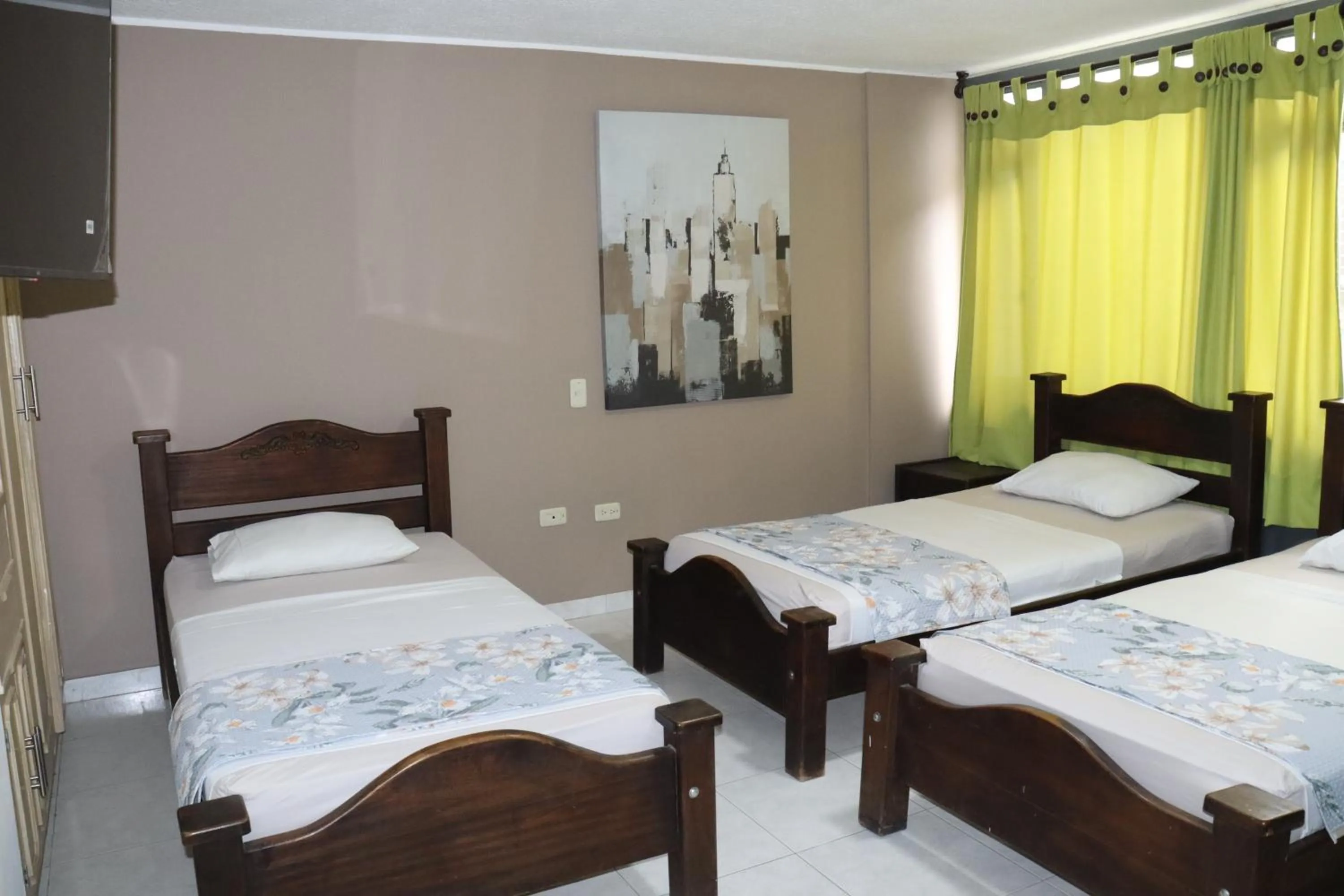 Bed in Hotel Inambu Villavicencio