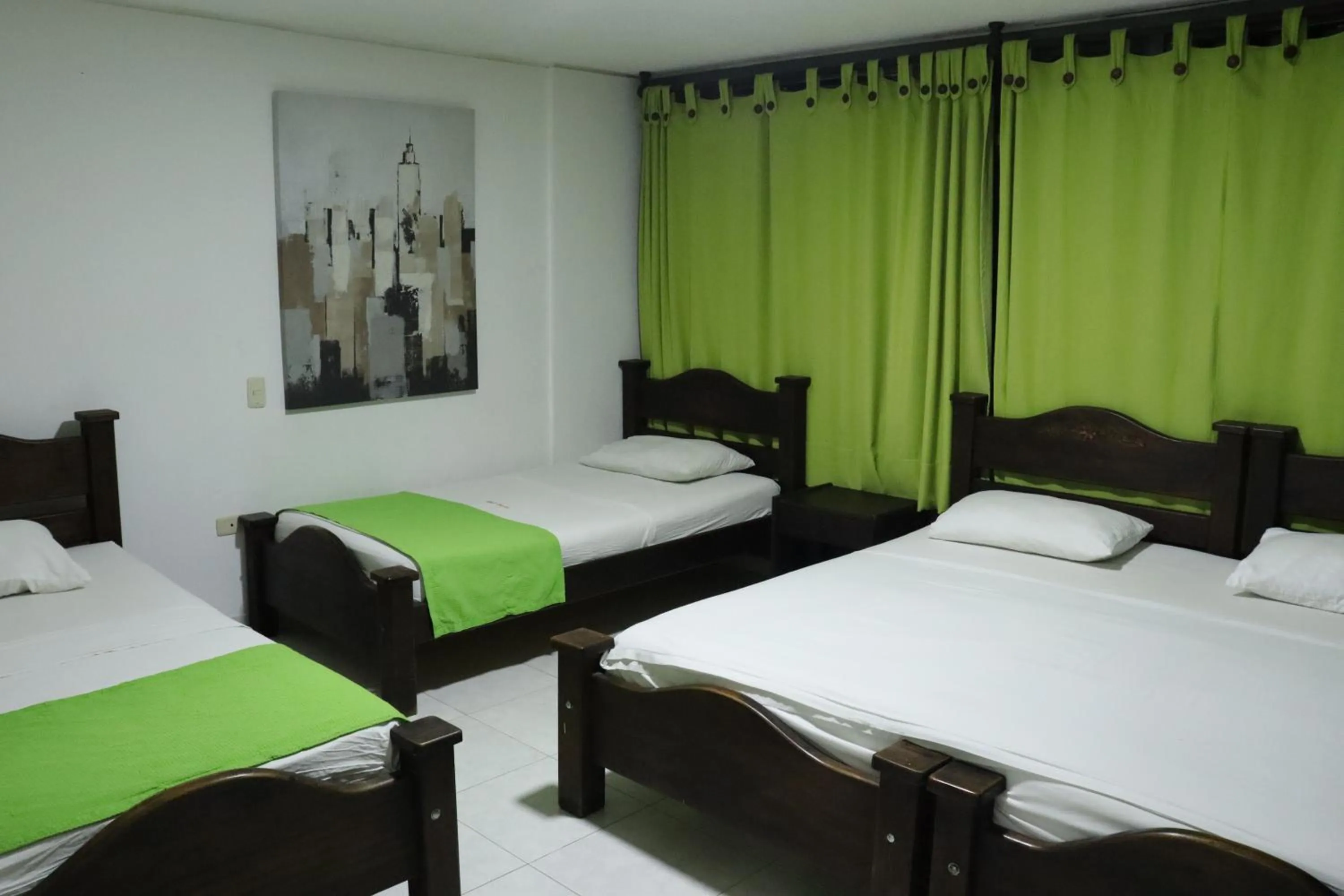 Bed in Hotel Inambu Villavicencio