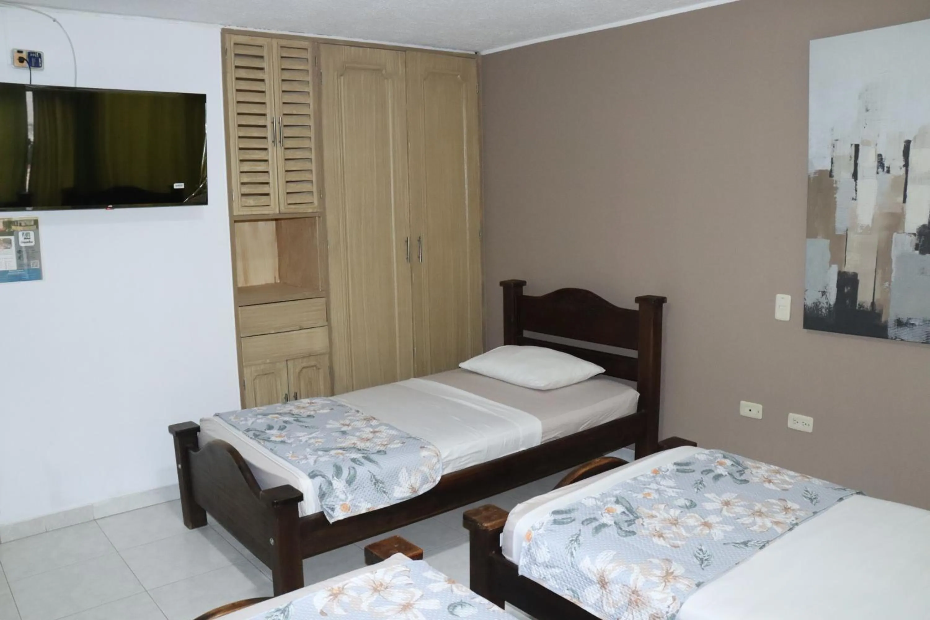 Bed in Hotel Inambu Villavicencio