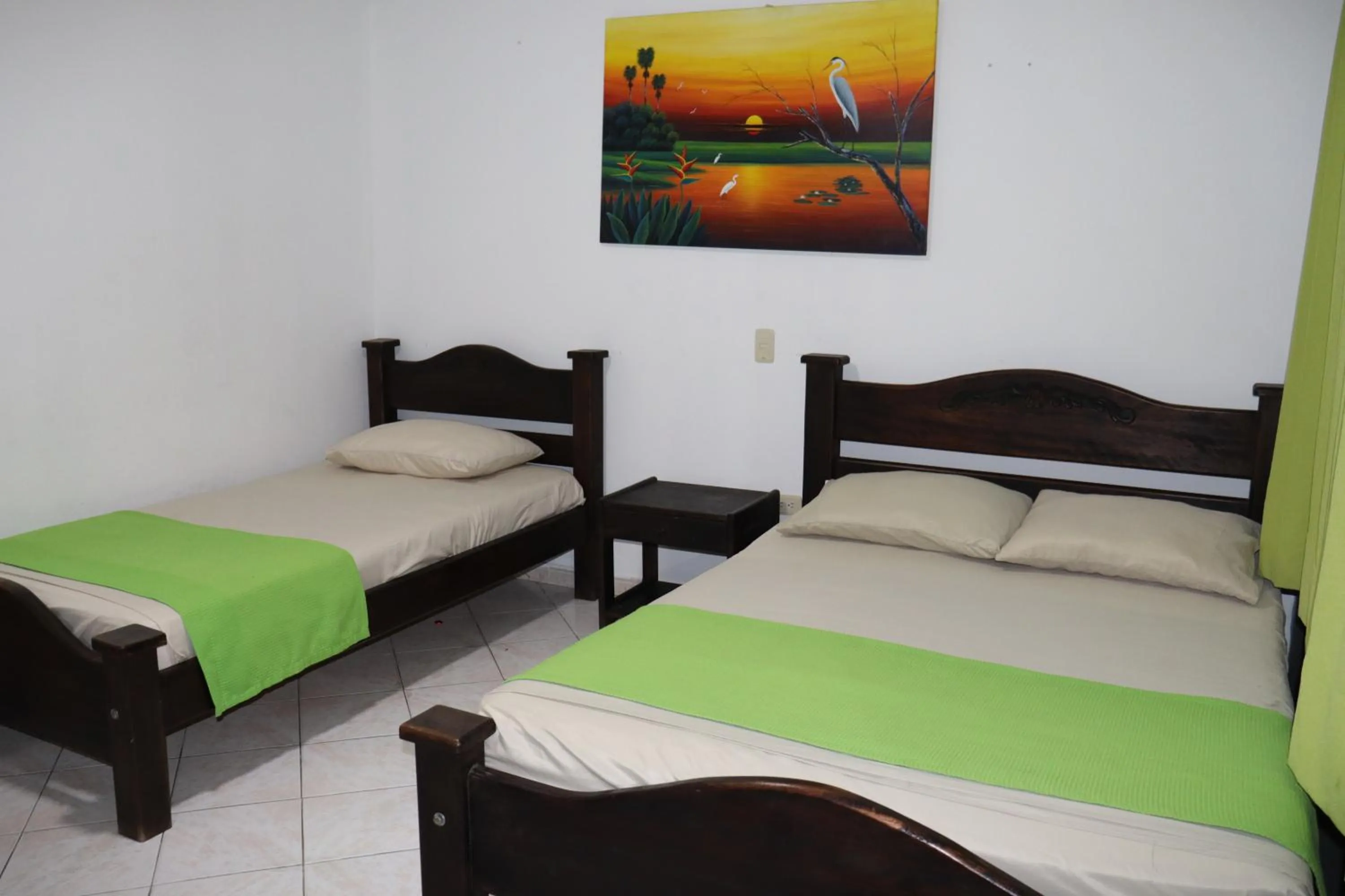 Bed in Hotel Inambu Villavicencio