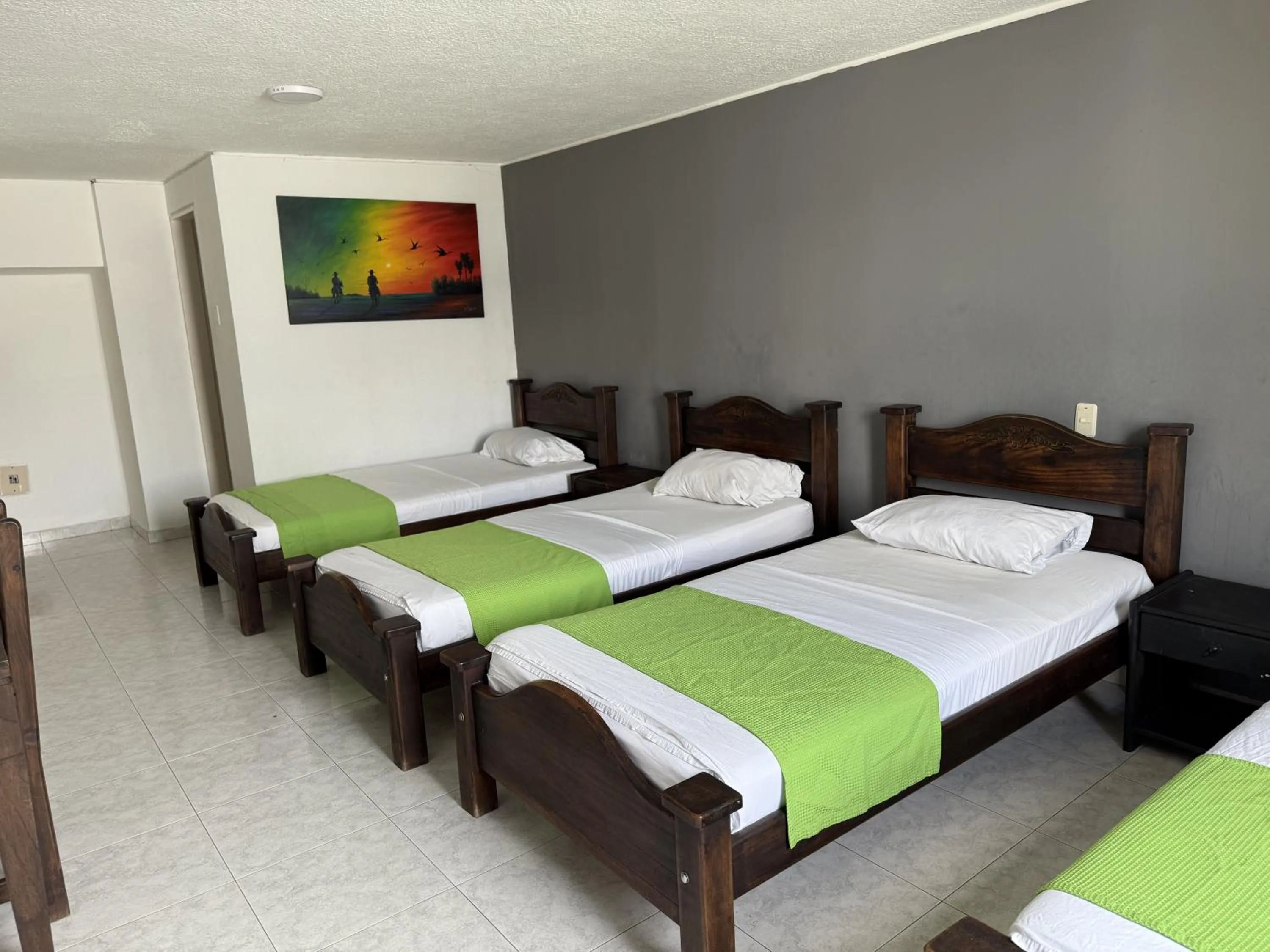 Bed in Hotel Inambu Villavicencio