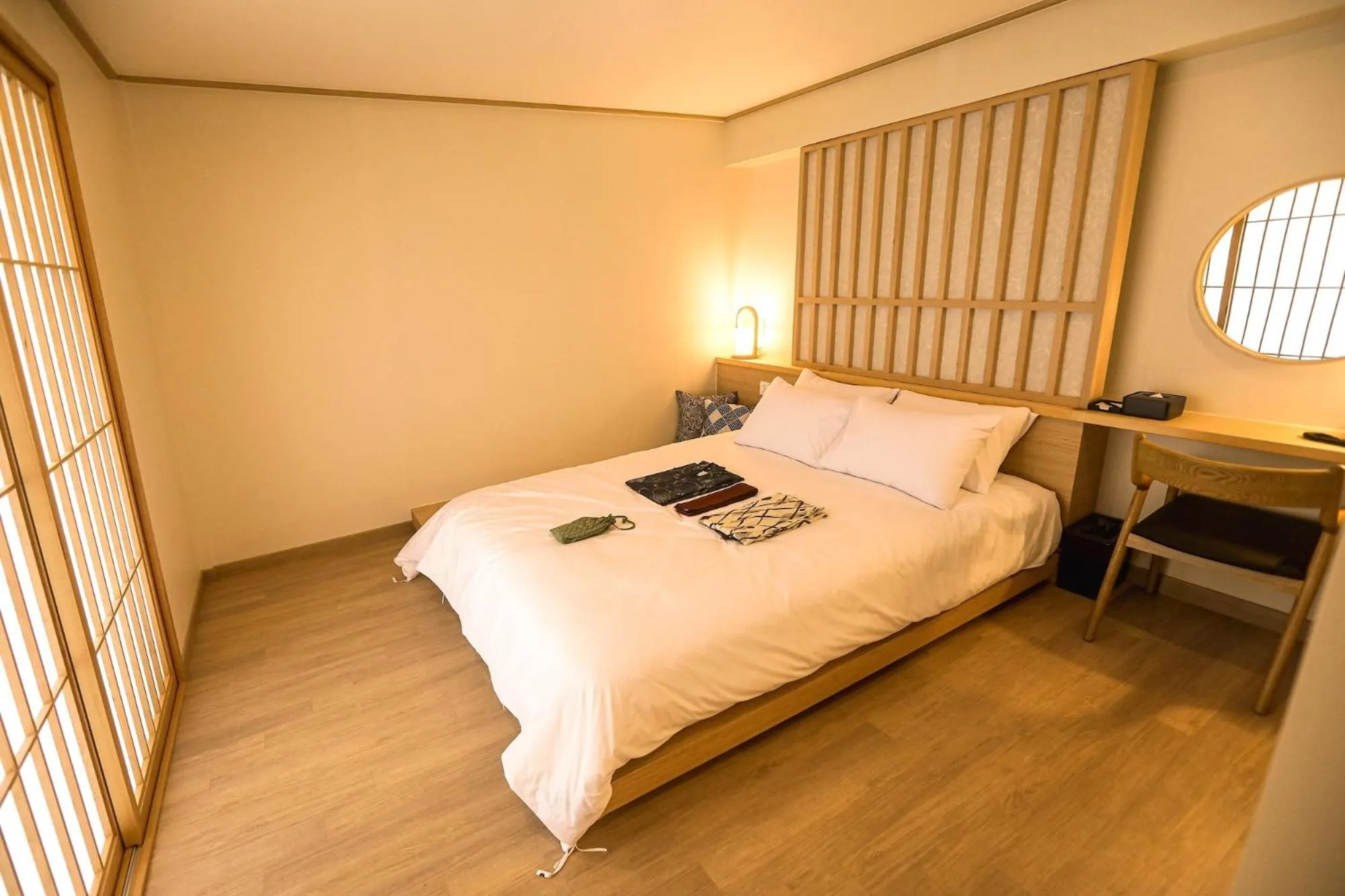 Bed in Tomonoya Signature Ryokan Namhae