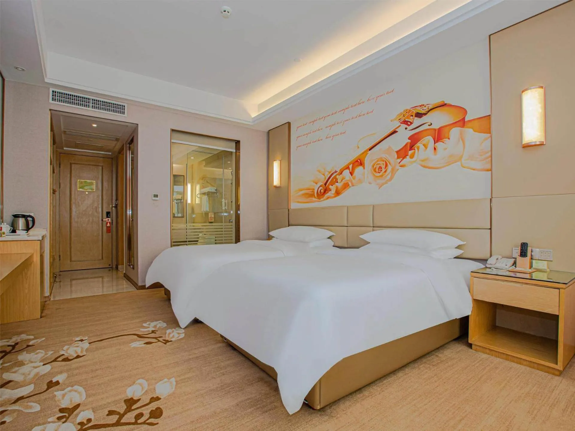 Bed in Vienna International Hotel Nanchang Qingshan Lake Wanda Plaza