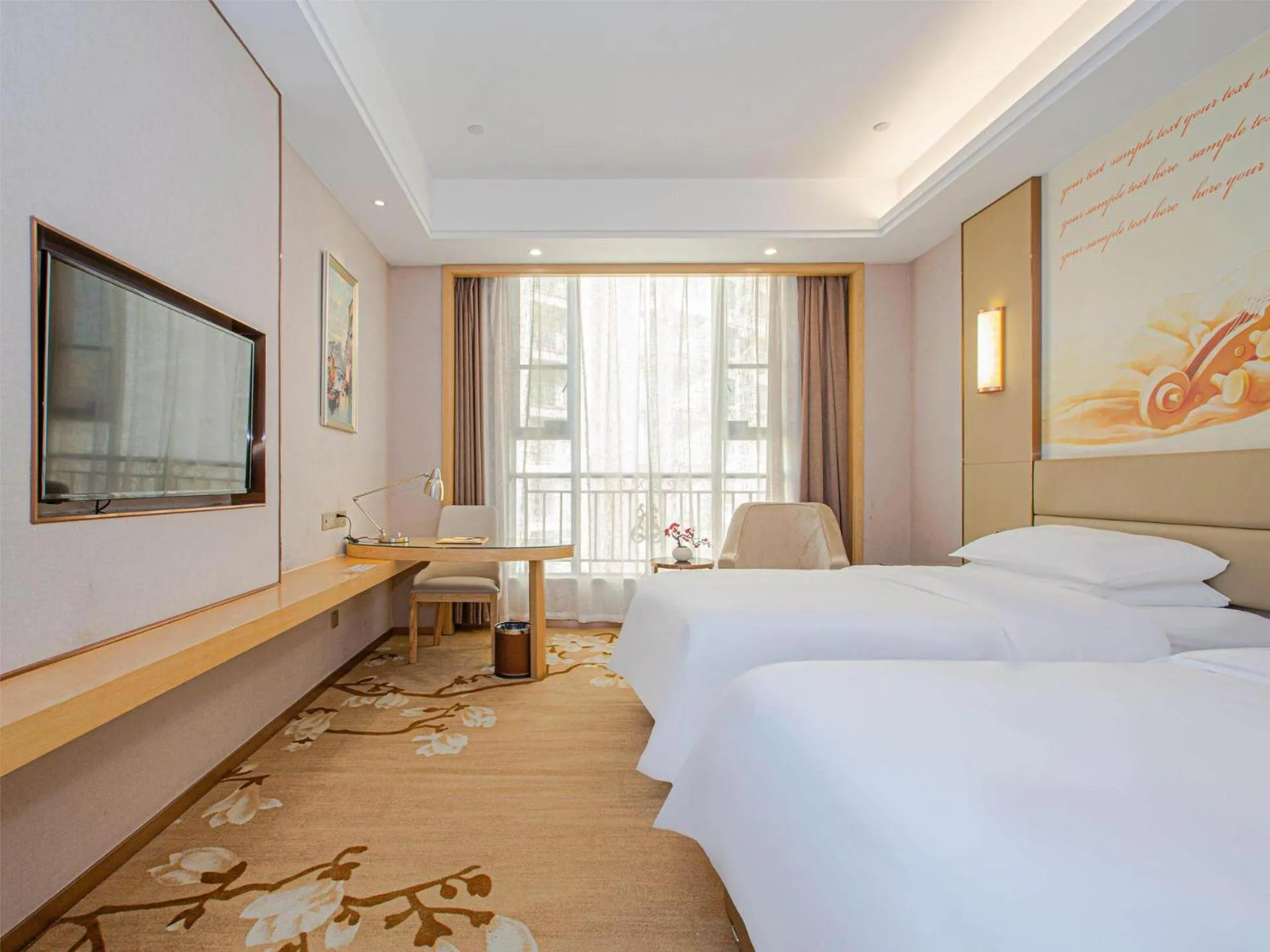 Bed in Vienna International Hotel Nanchang Qingshan Lake Wanda Plaza