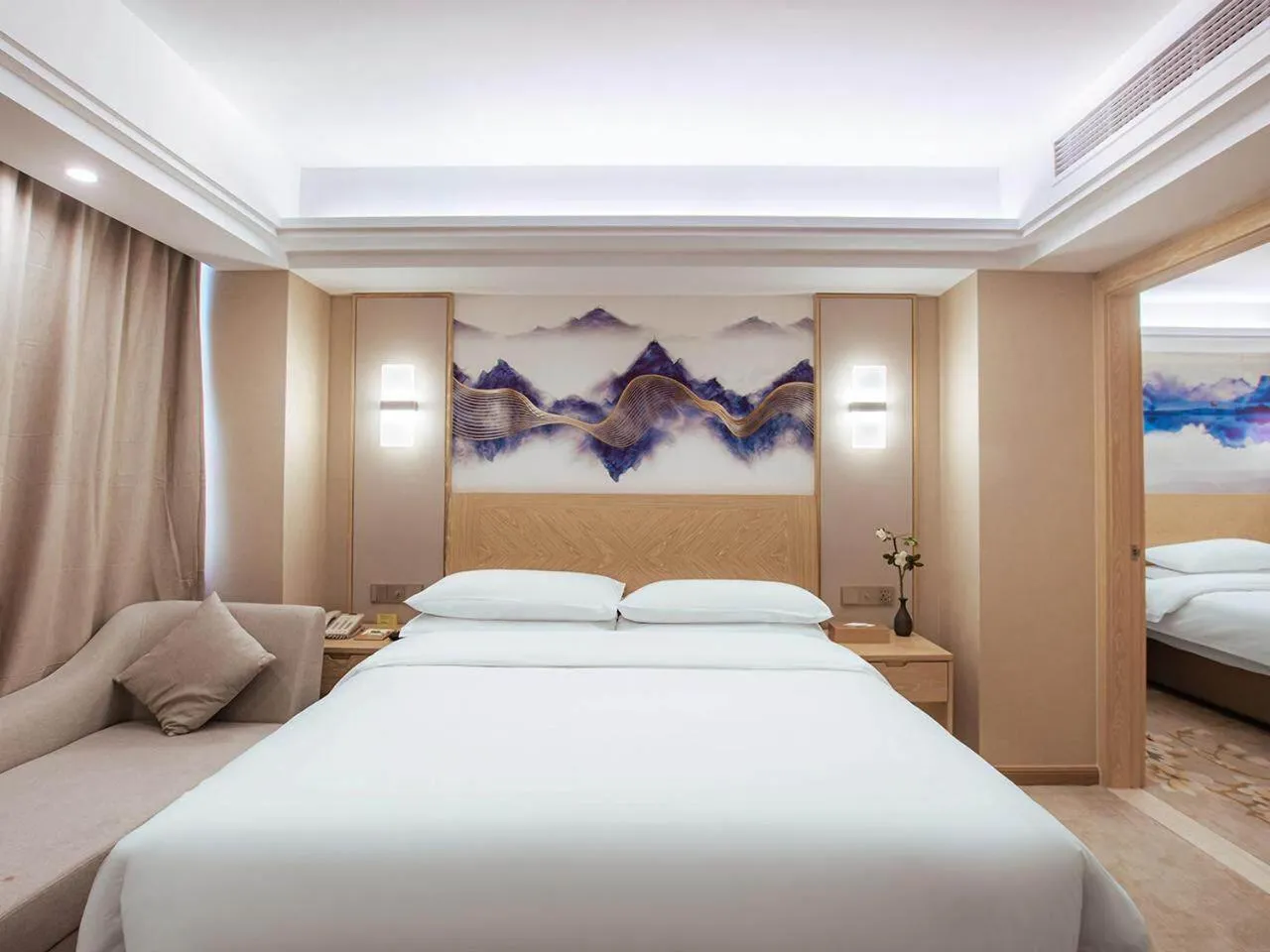 Bed in Vienna International Hotel Taizhou Wenling Branch