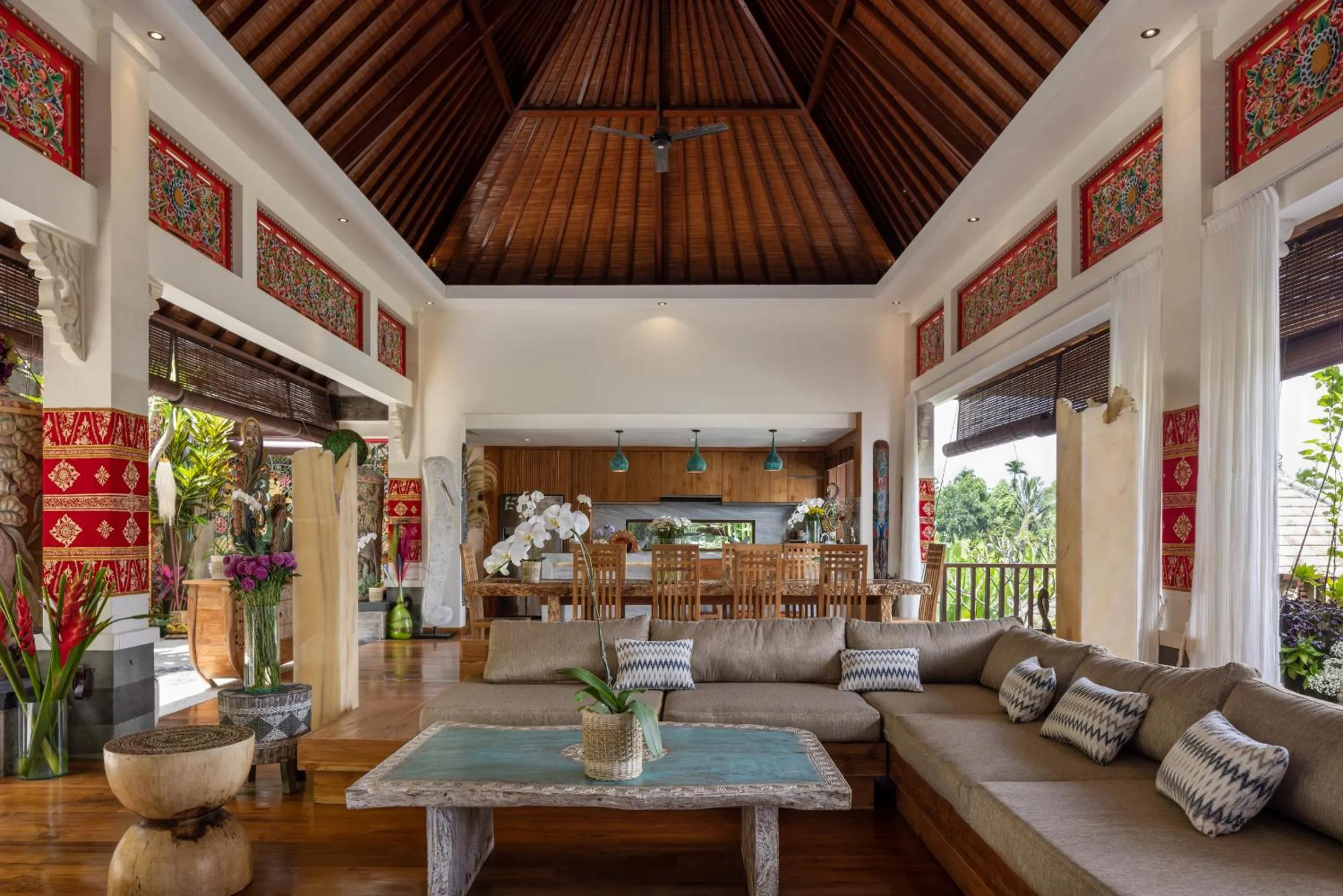 Living room in Villa Lembah Damai