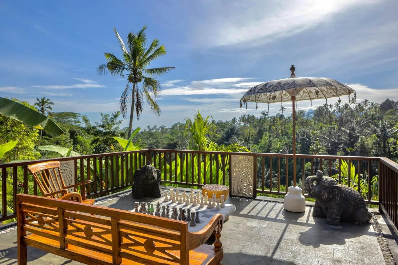 Balcony/Terrace in Villa Lembah Damai
