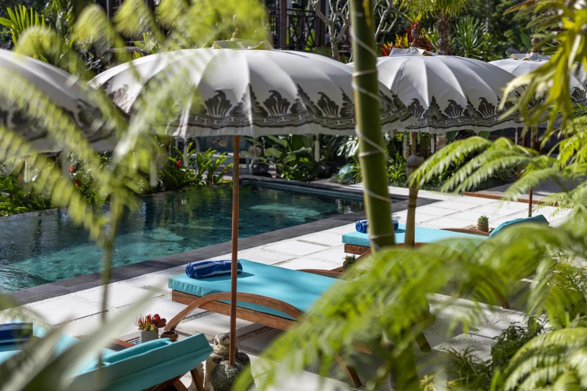 Pool view in Villa Lembah Damai