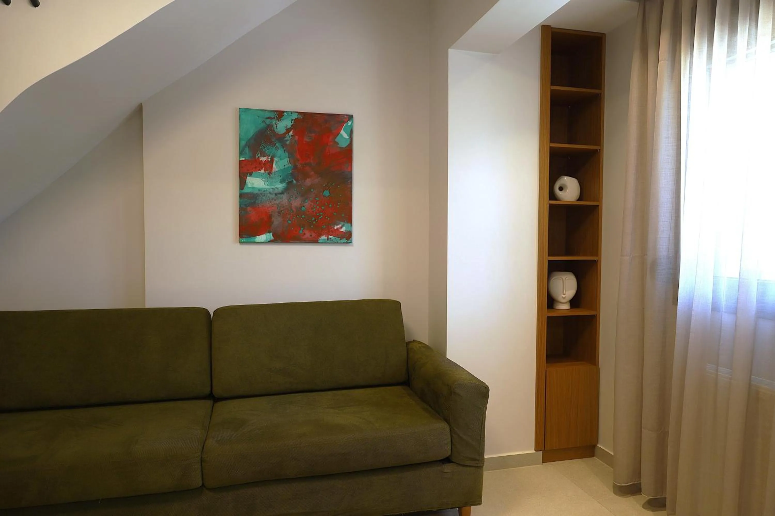 Living room in Toumba apartments