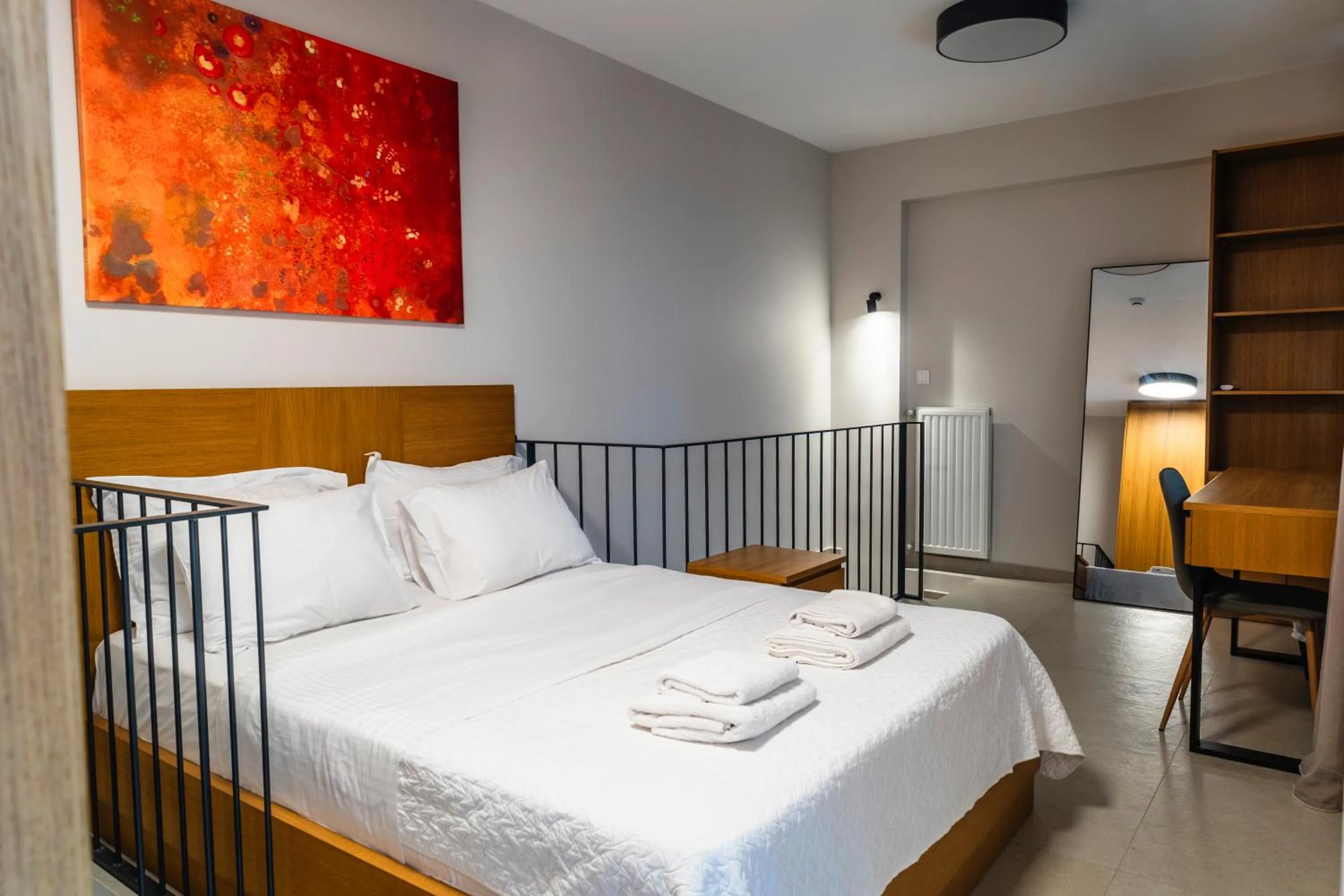 Bed in Toumba apartments