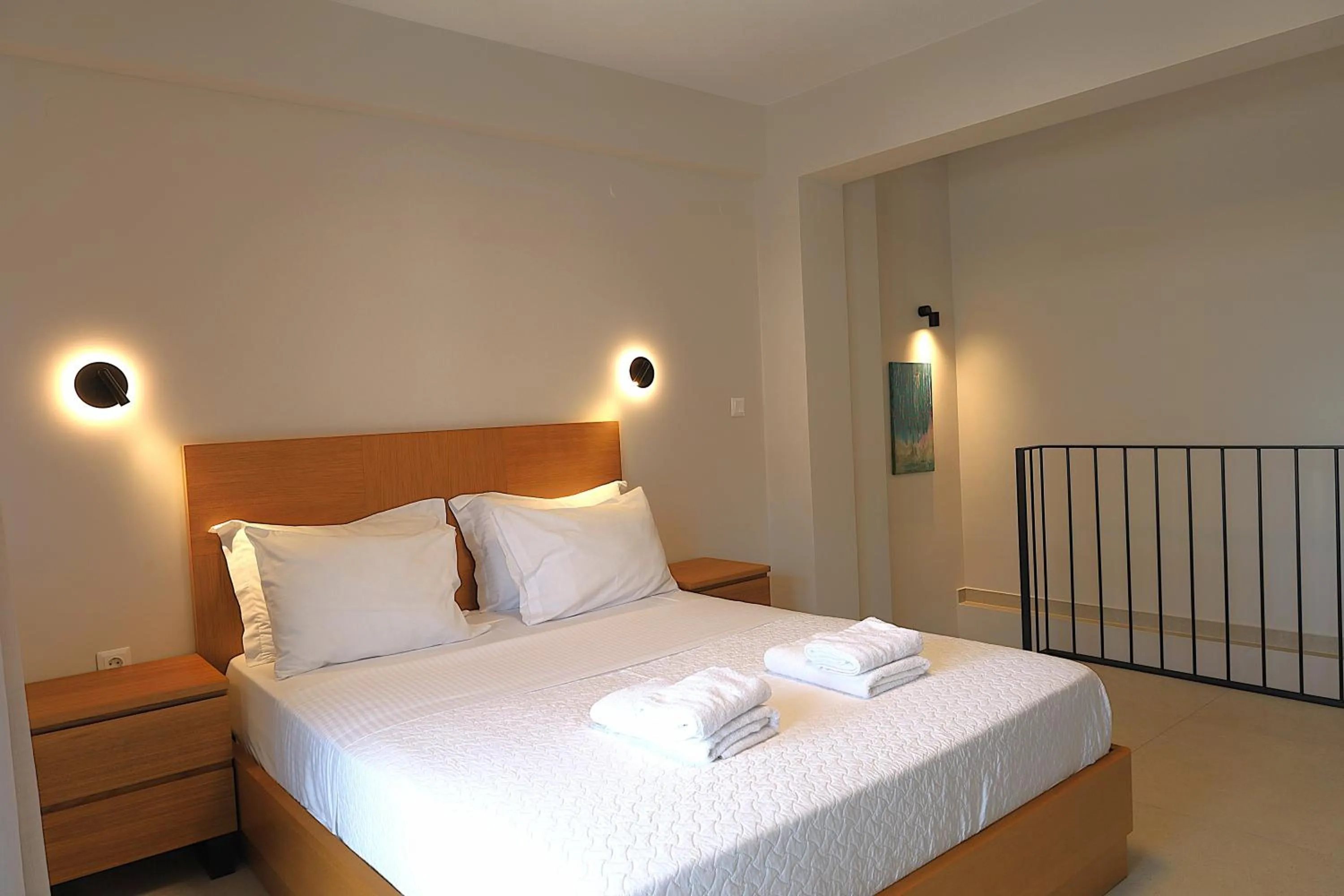 Bed in Toumba apartments