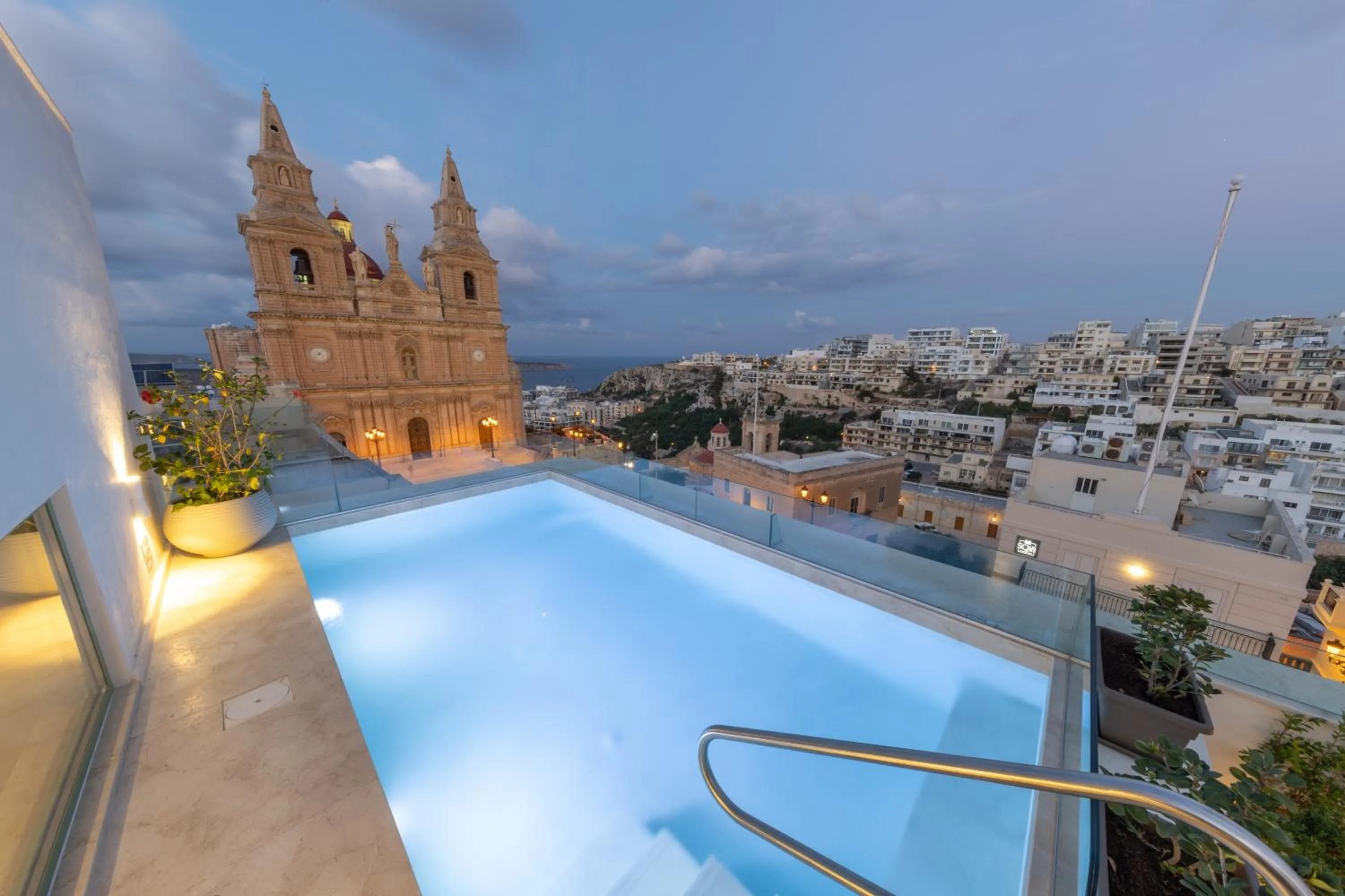 Pool view in DOMS Boutique Living