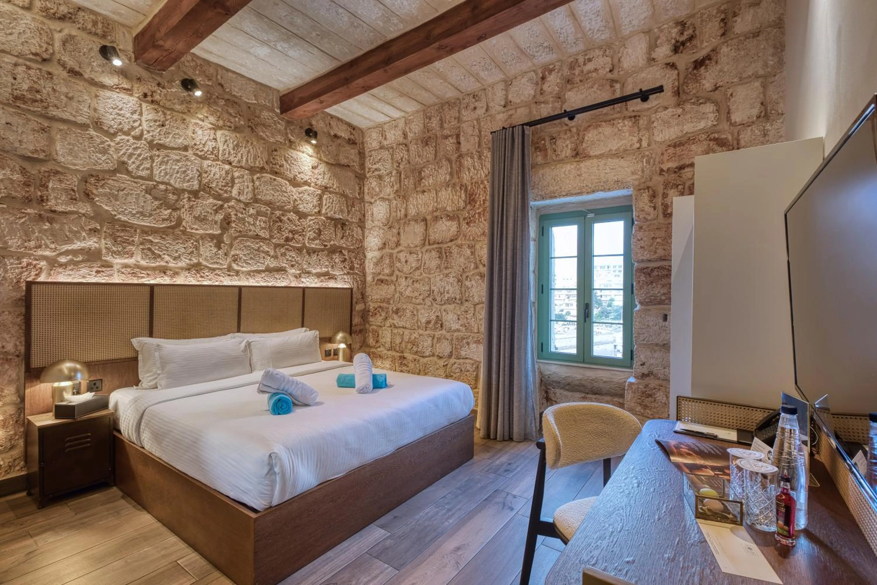 Photo of the whole room, Bed in DOMS Boutique Living