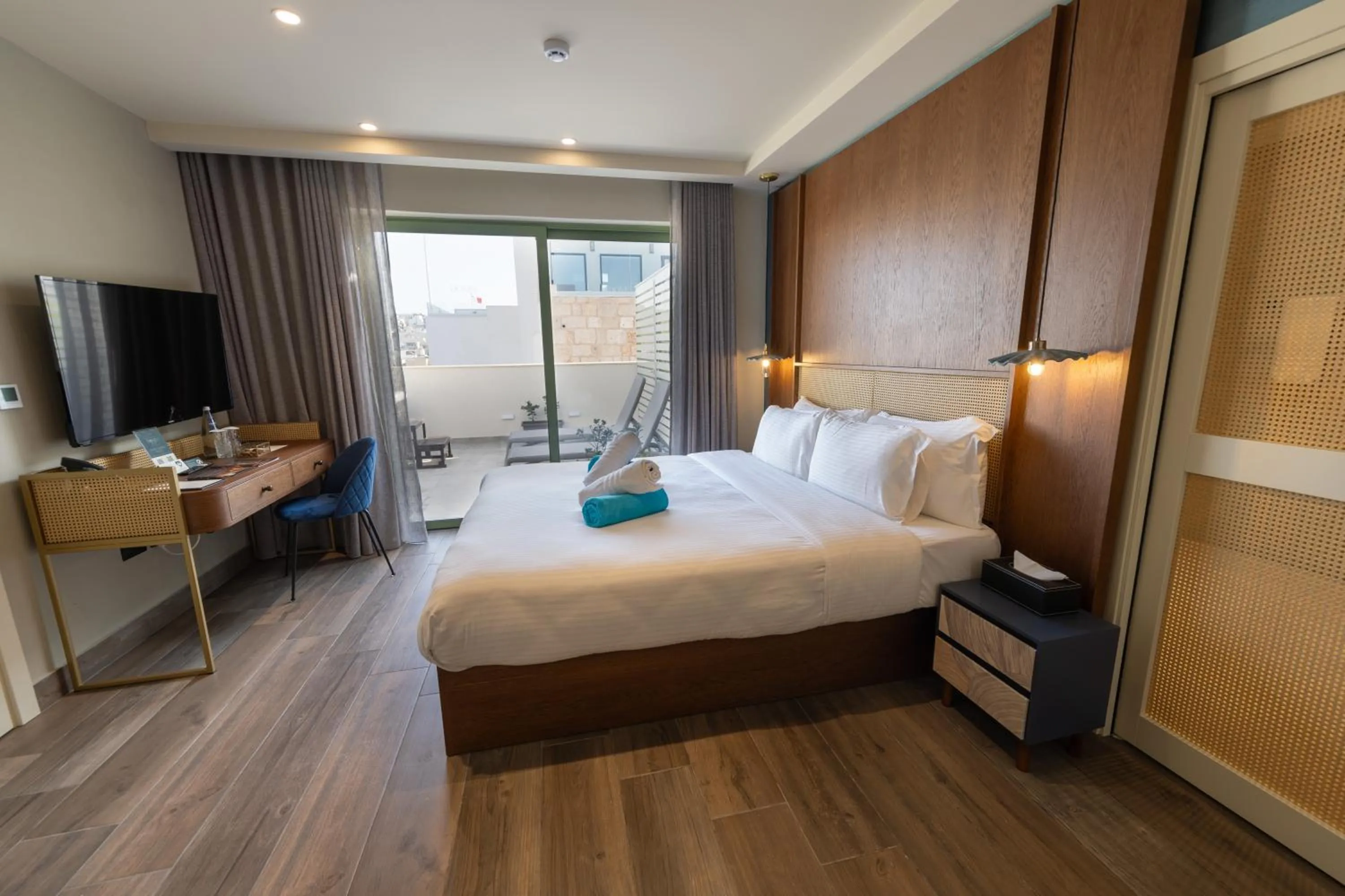 Bedroom, Bed in DOMS Boutique Living