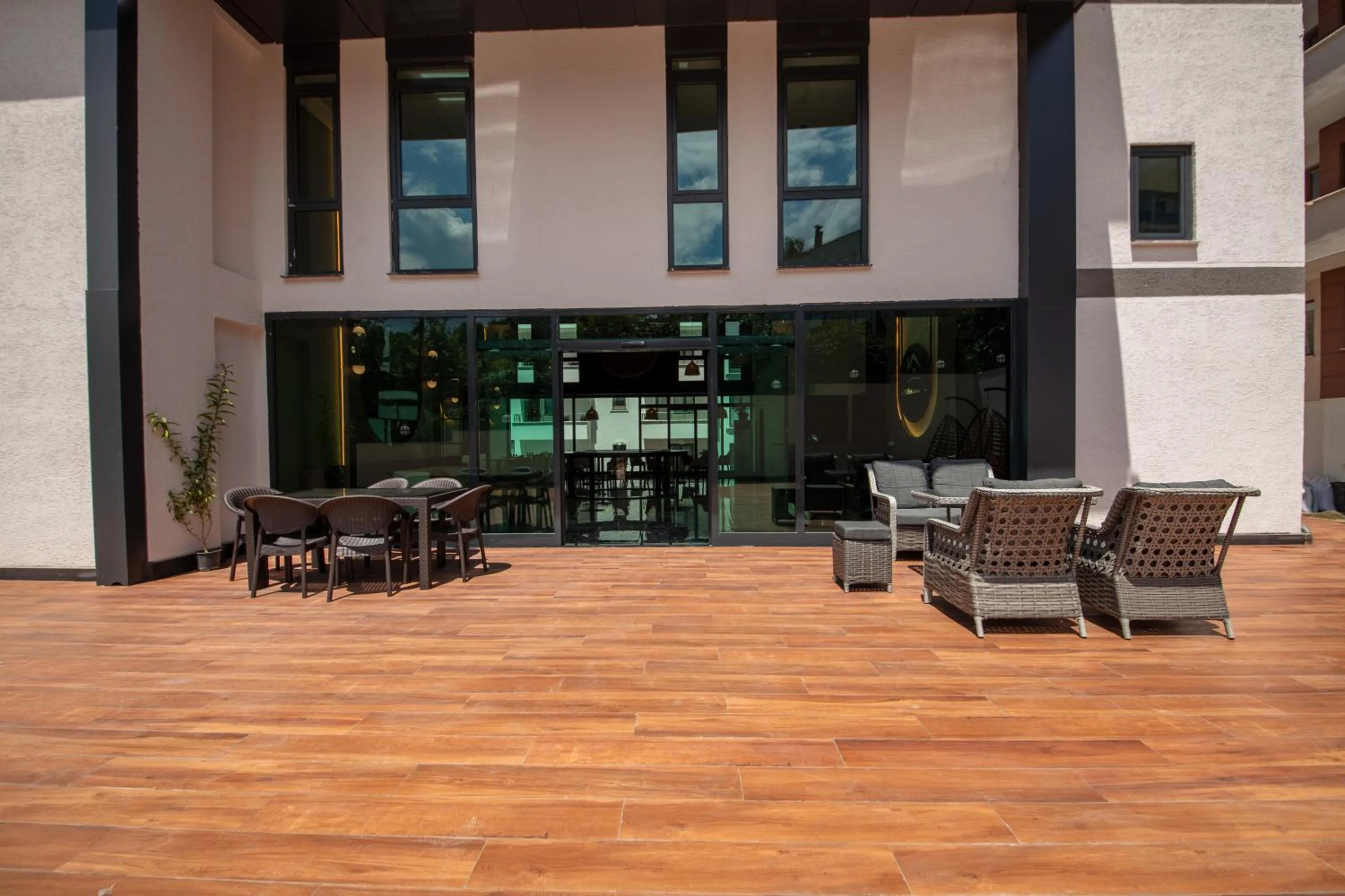 Patio in Air Barbaros Hotel Trabzon