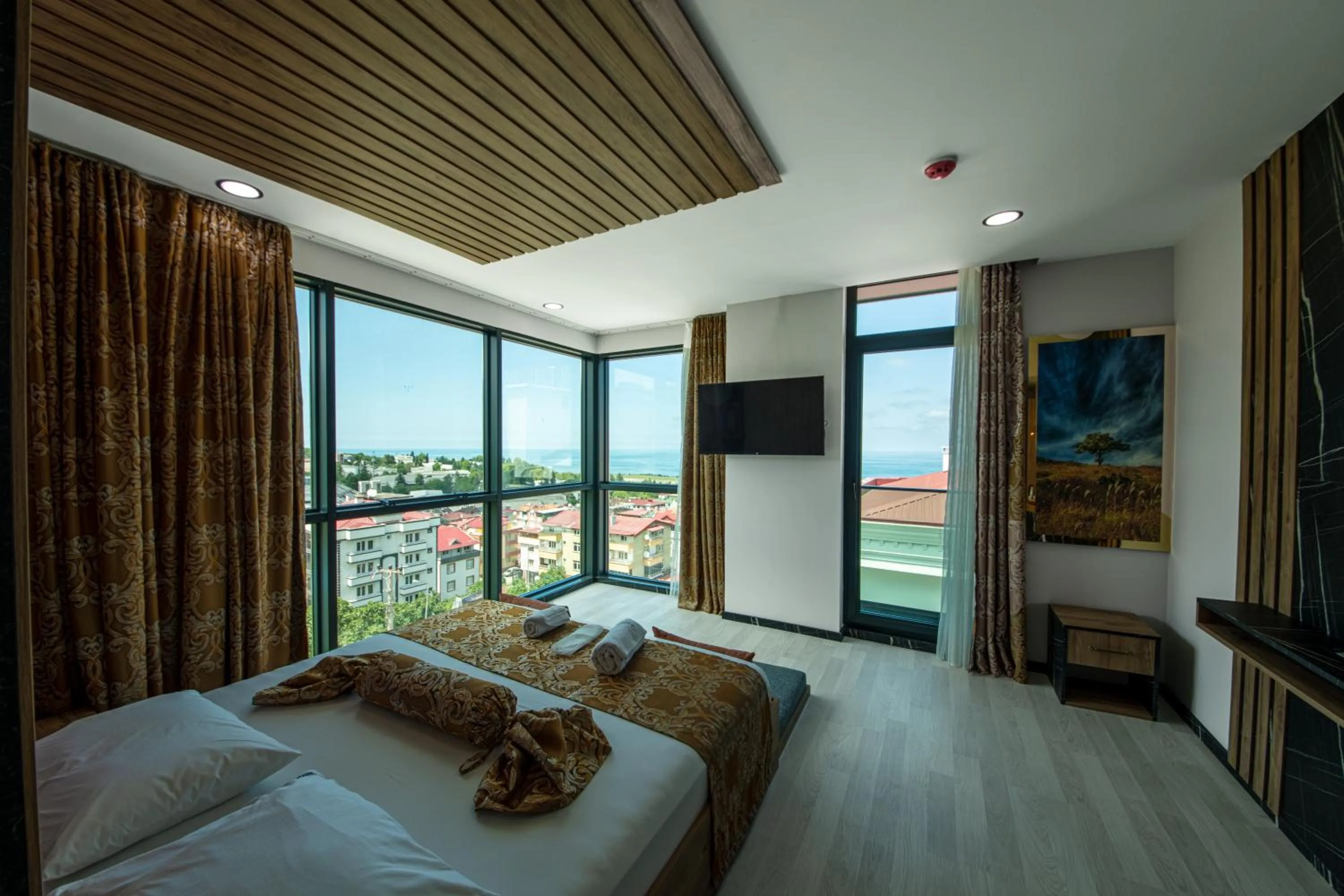 Bed in Air Barbaros Hotel Trabzon