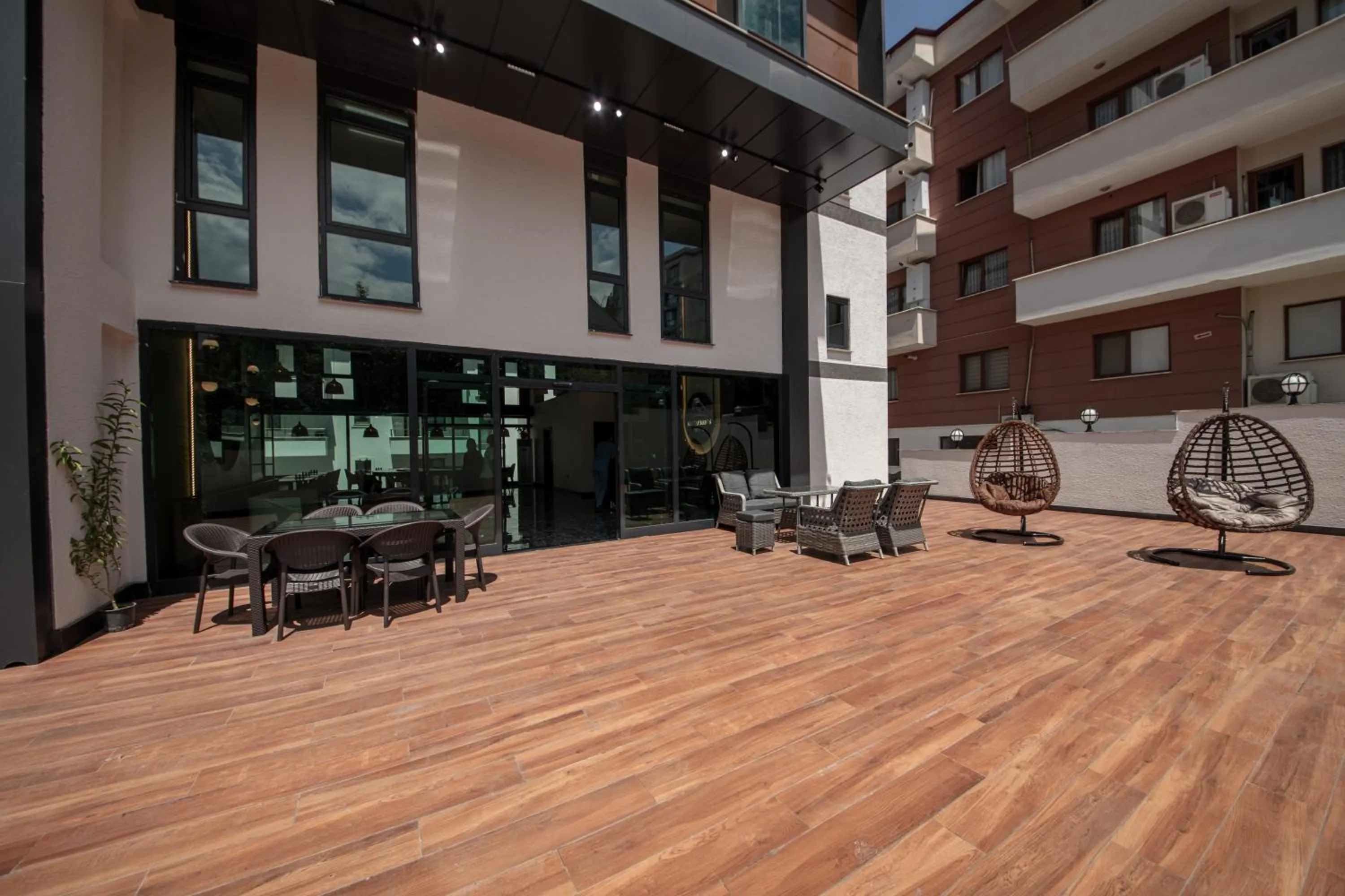Patio in Air Barbaros Hotel Trabzon