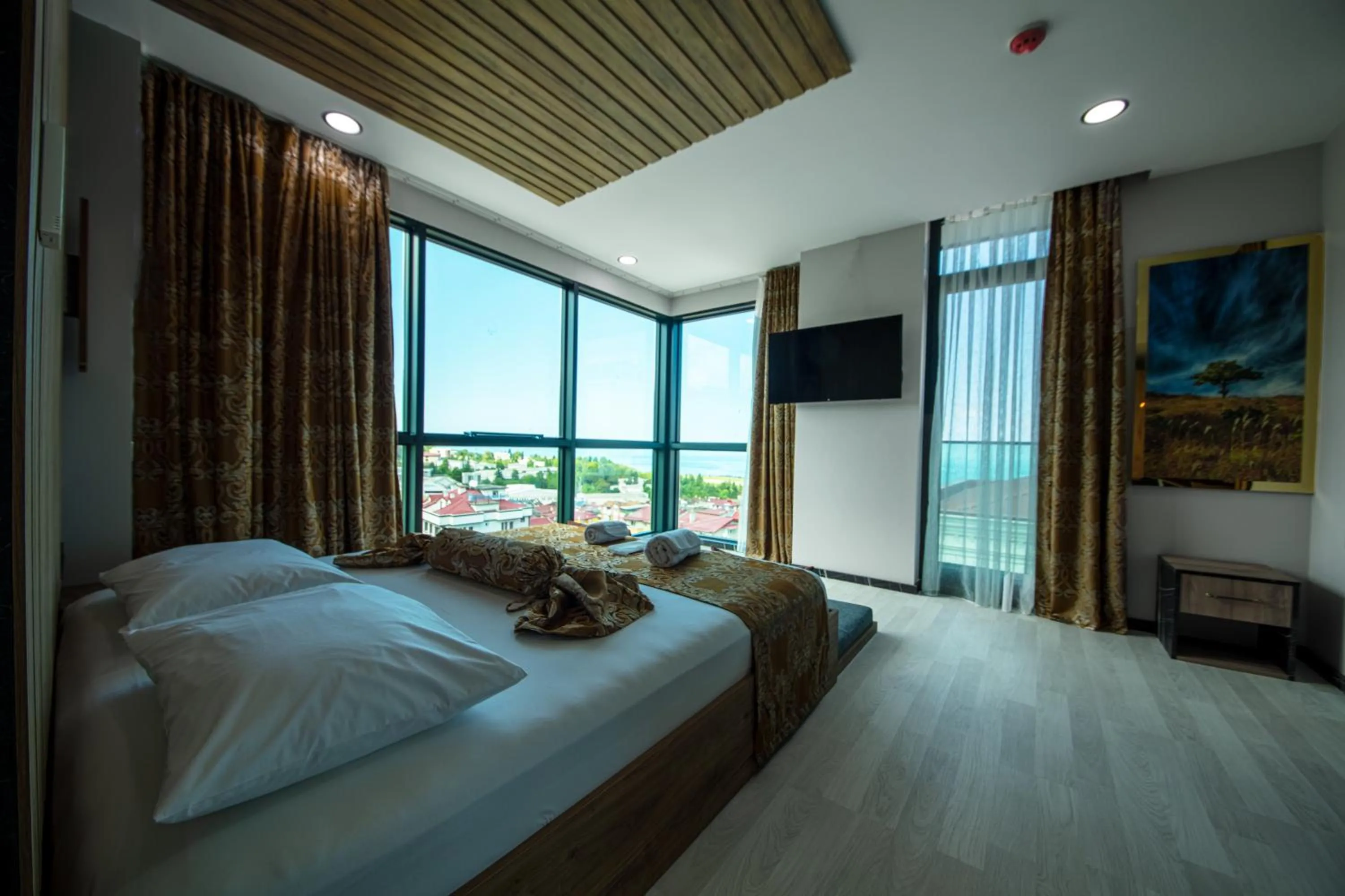 Bed in Air Barbaros Hotel Trabzon