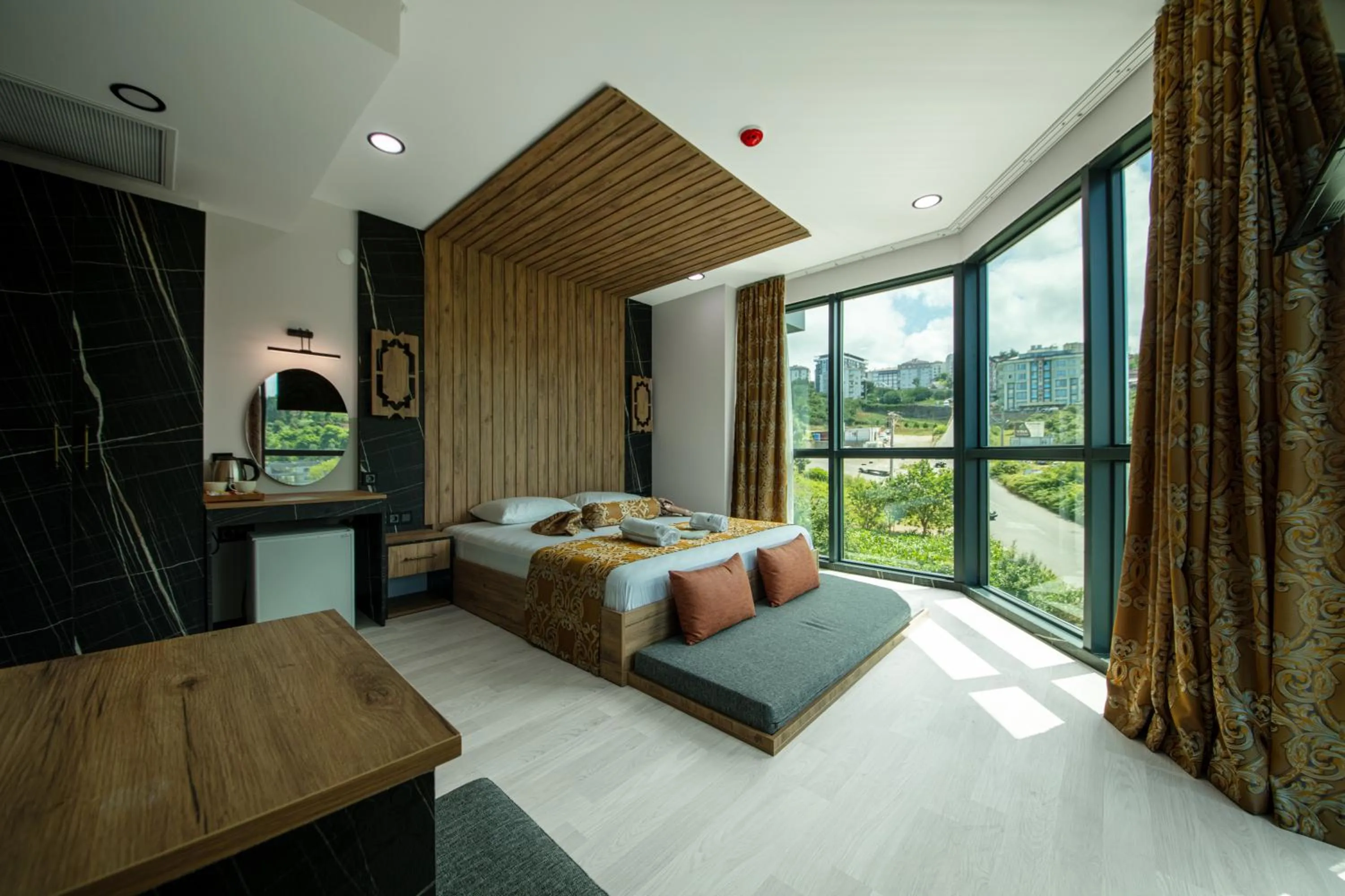 Bed in Air Barbaros Hotel Trabzon