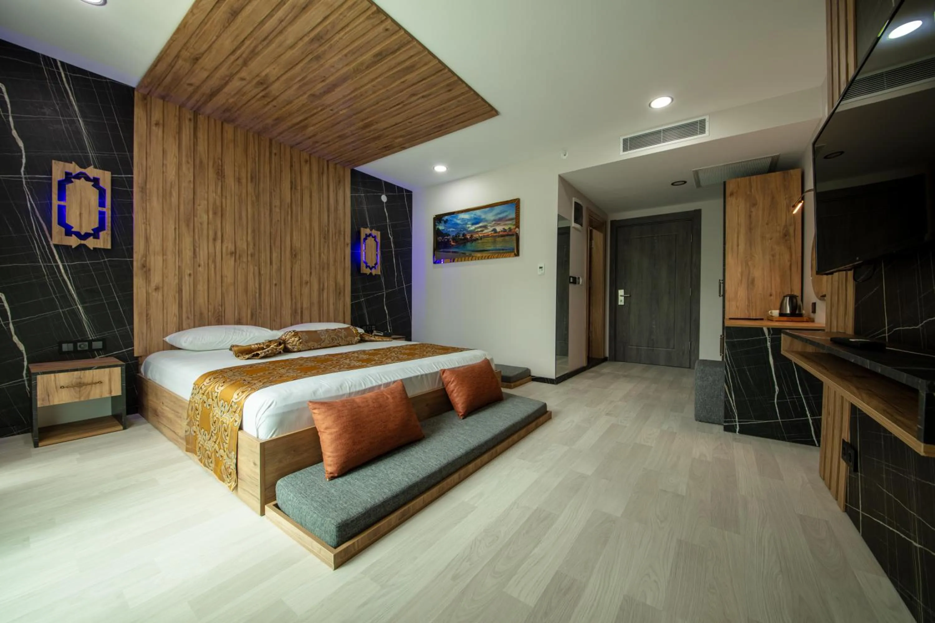 Bed in Air Barbaros Hotel Trabzon