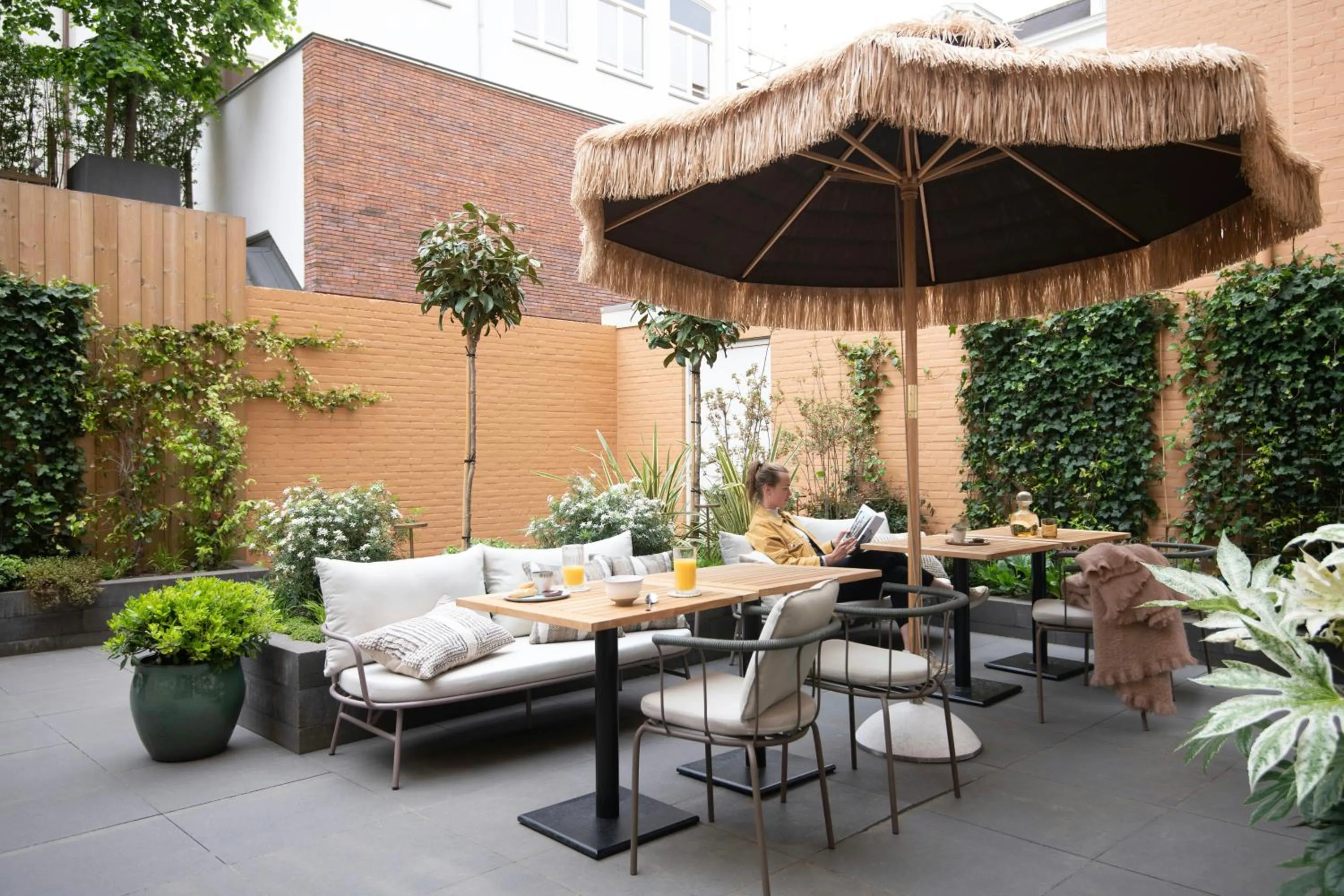 Garden in Jan Luyken Amsterdam