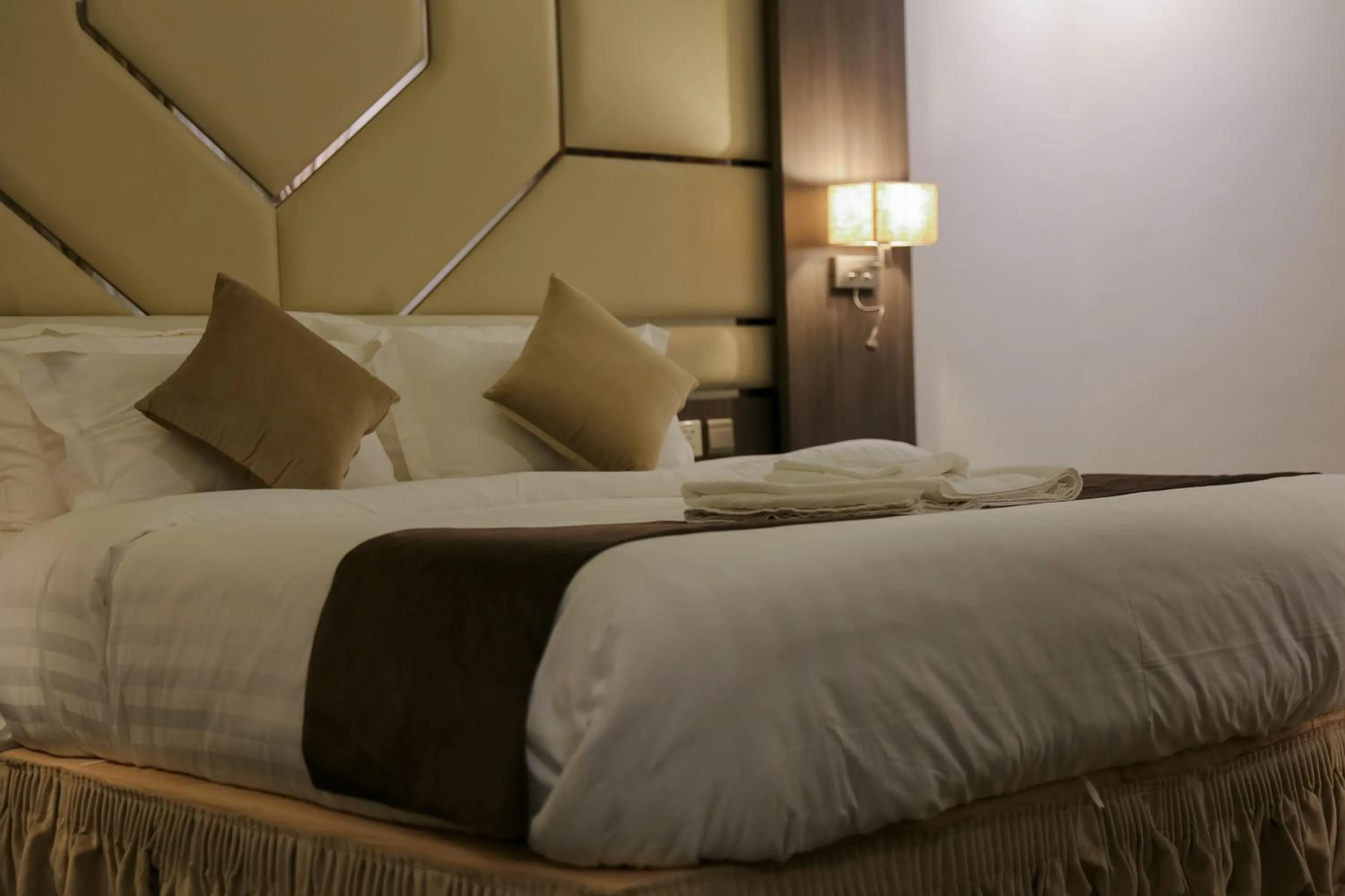 Bed in Guest House Hotel Apartments