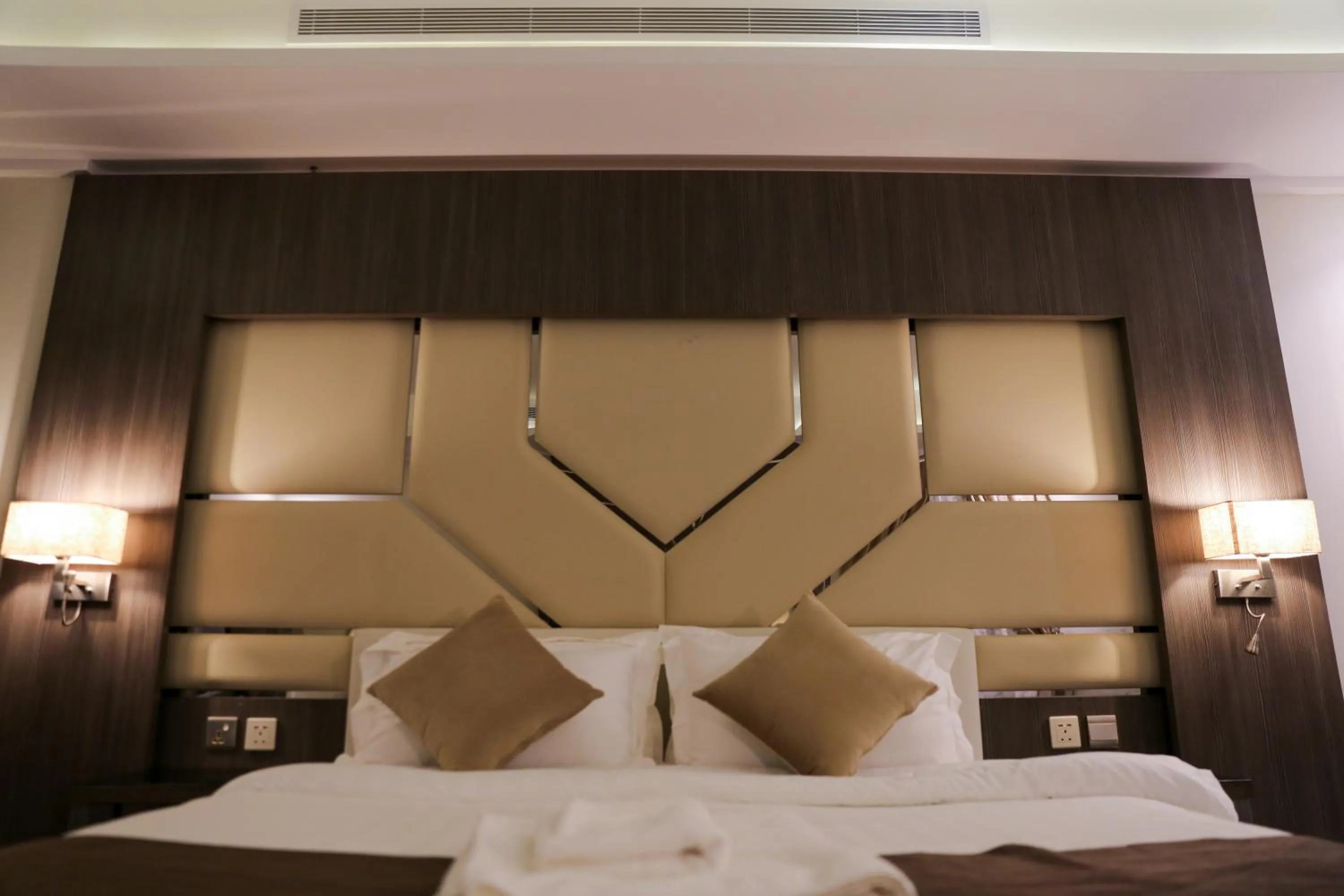 Bed in Guest House Hotel Apartments