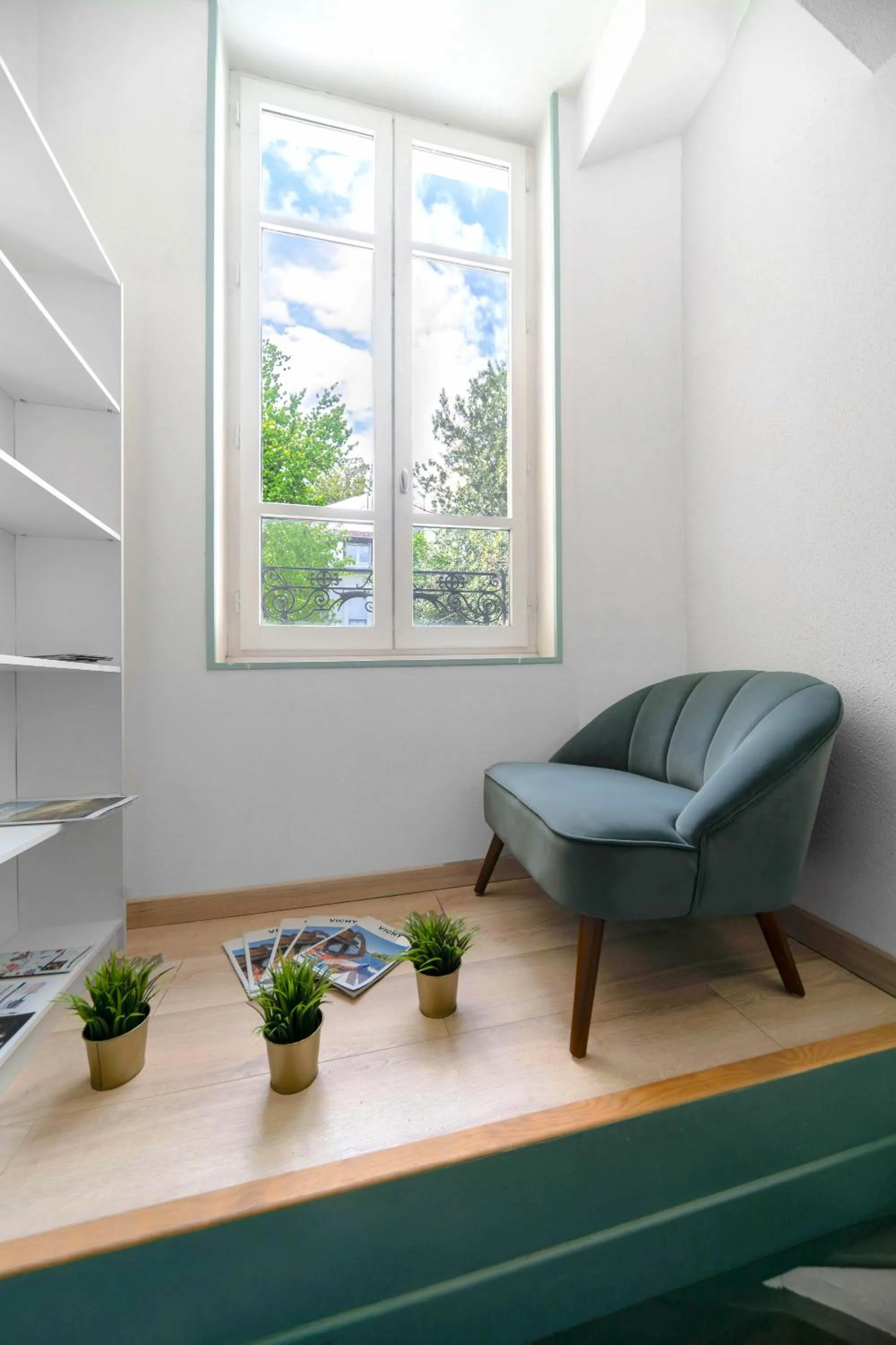 Seating area in Résidence Bains Callou située face aux thermes