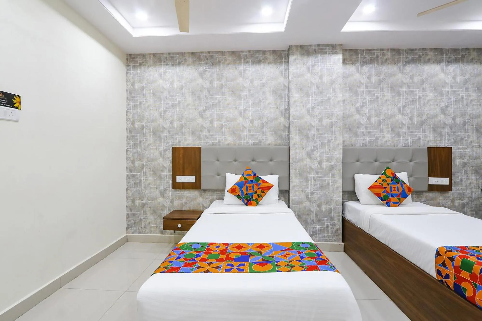 Bed in FabHotel Royal Signature - HITECH CITY