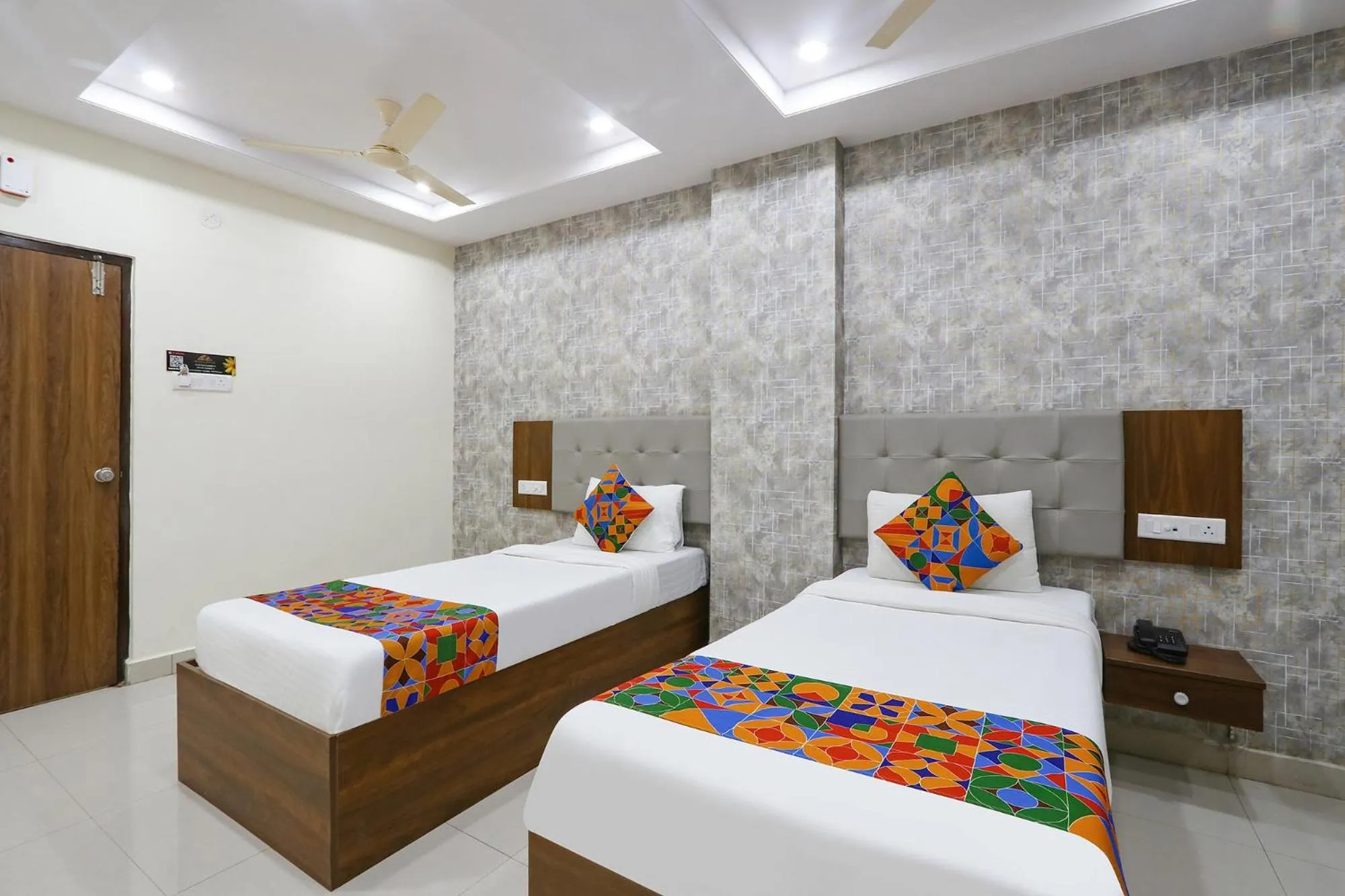 Bed in FabHotel Royal Signature - HITECH CITY