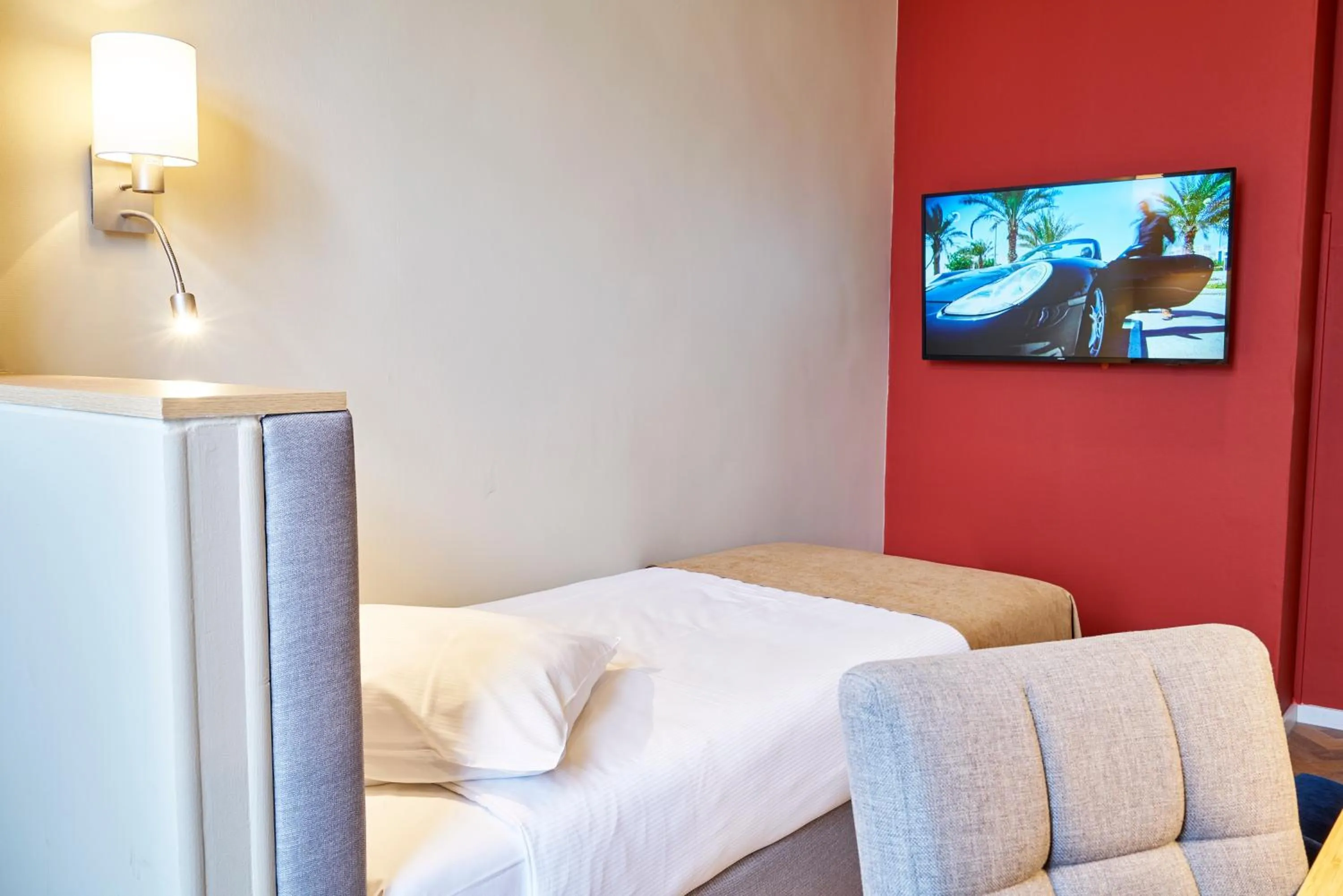 Bed in Hotel Van Walsum