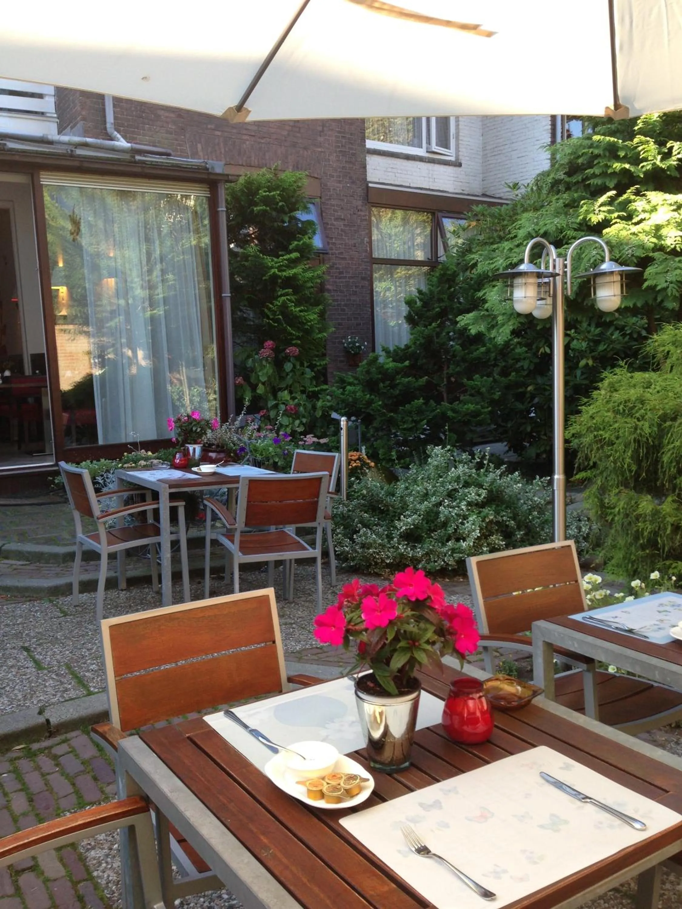 Garden in Hotel Van Walsum