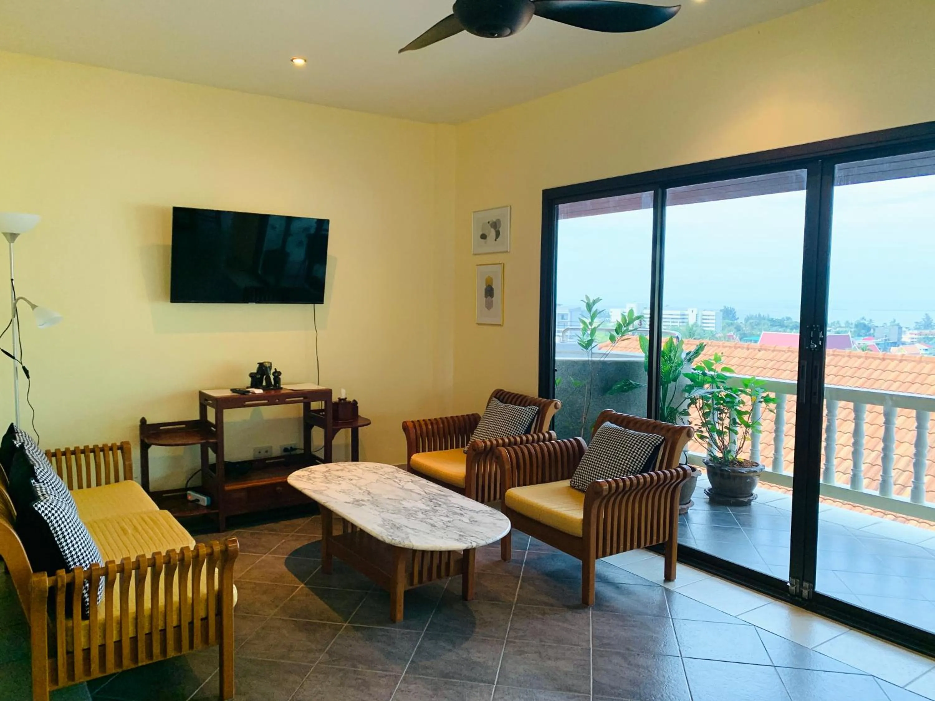 Seating area in Scan House Apartment