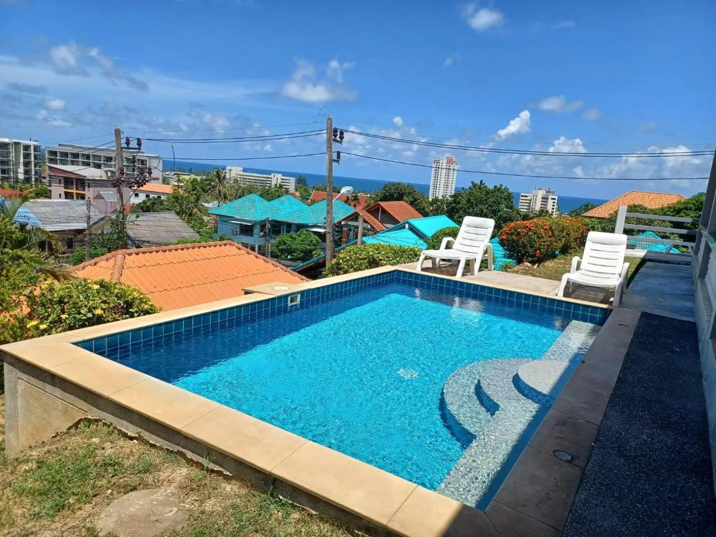 Pool view in Scan House Apartment