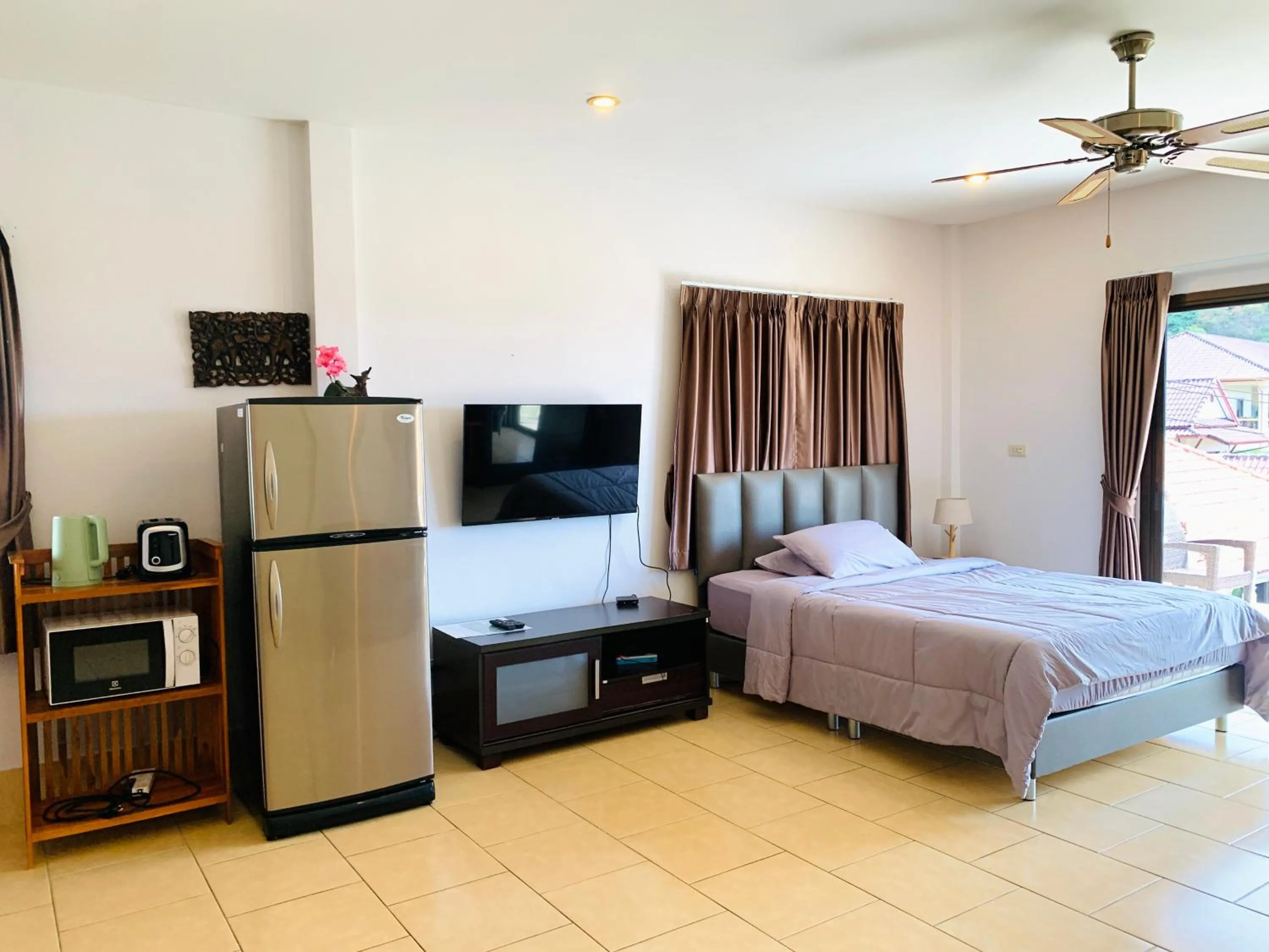 Photo of the whole room, Bed in Scan House Apartment