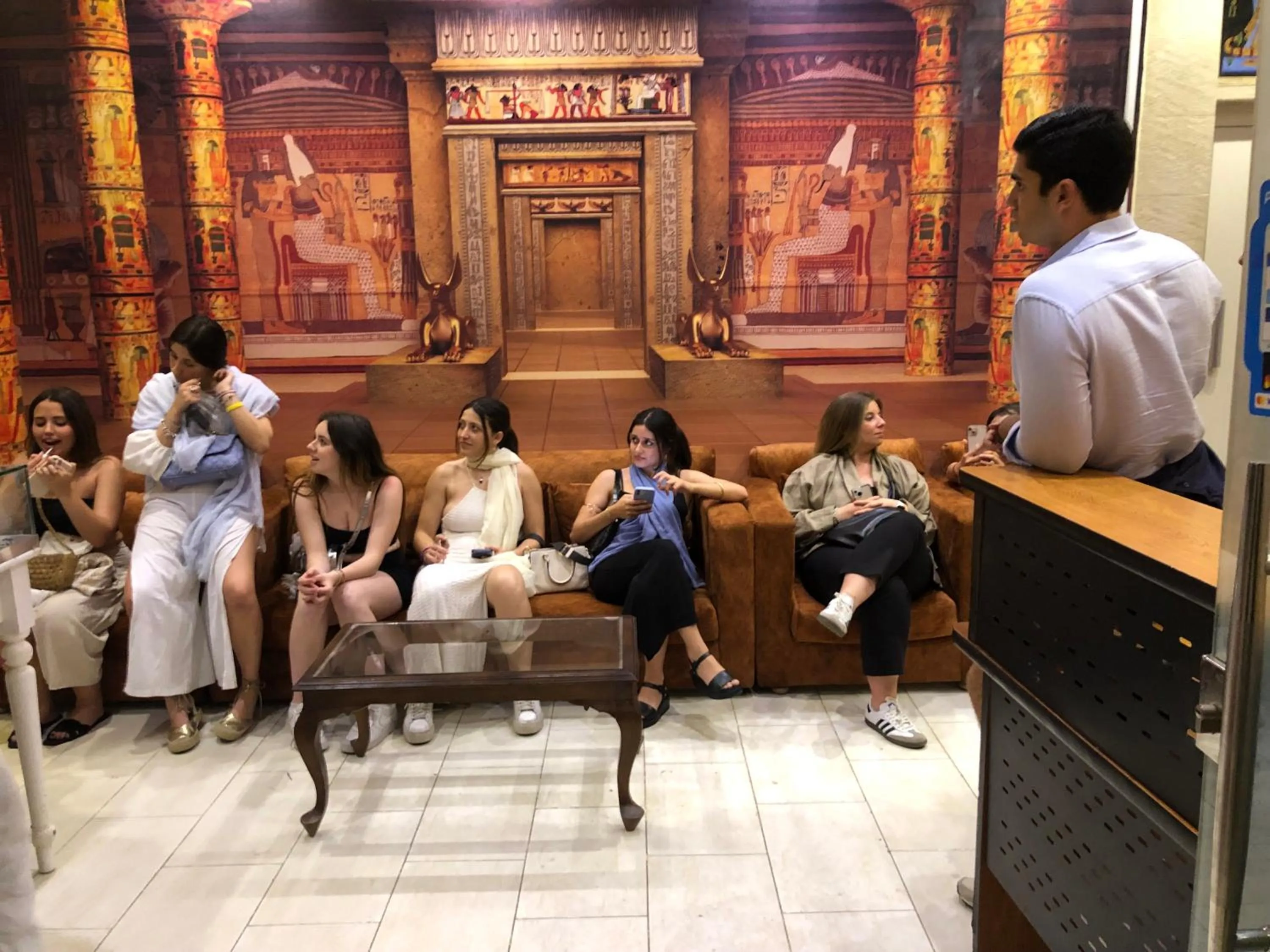 People in Grand Pyramid View Hotel