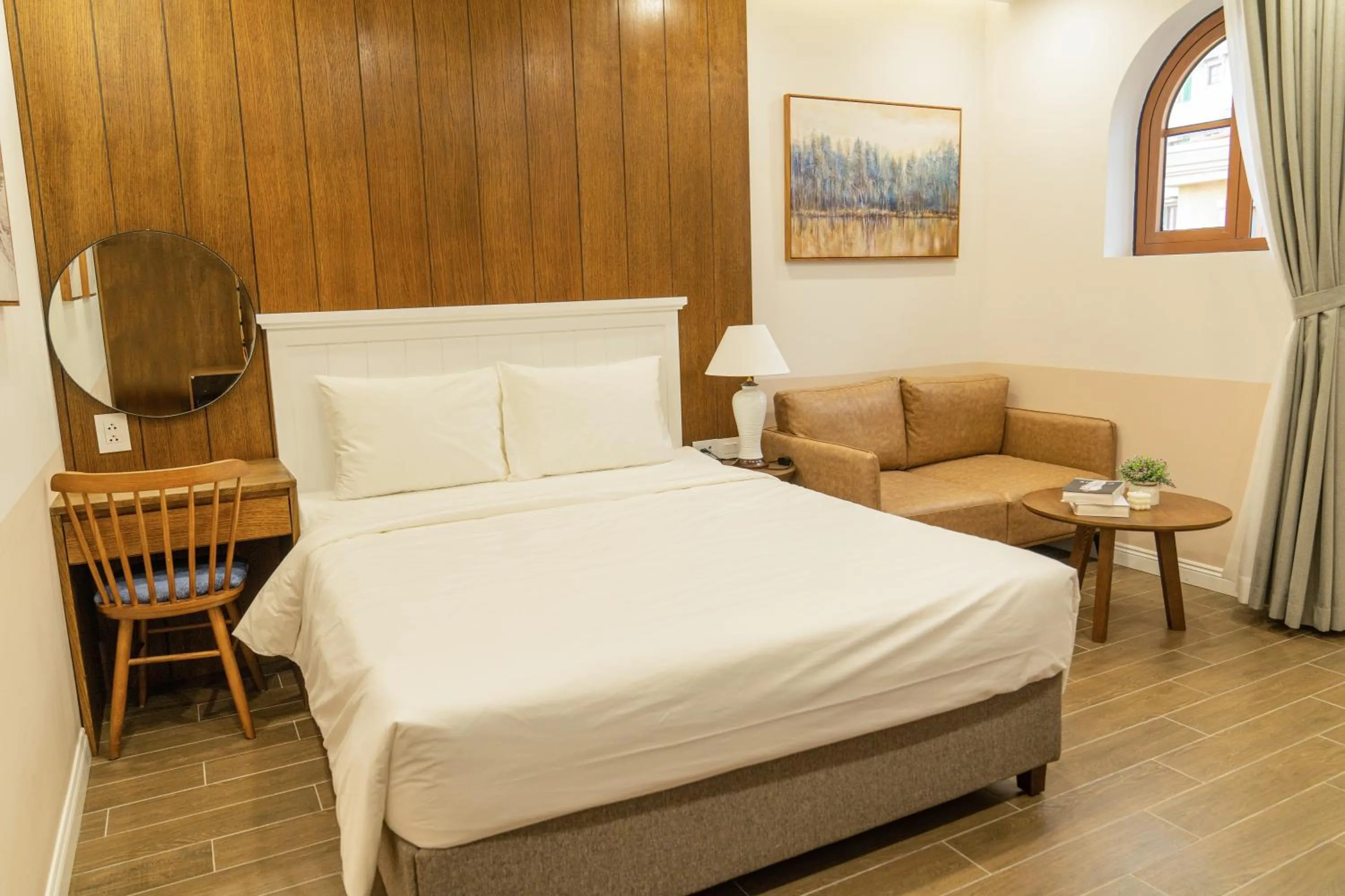 Bed in Palo Santo Hotel Phu Quoc