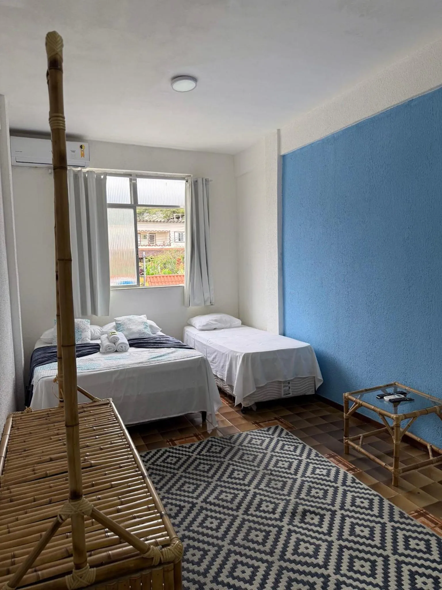 Bed in Pousada Lisamar