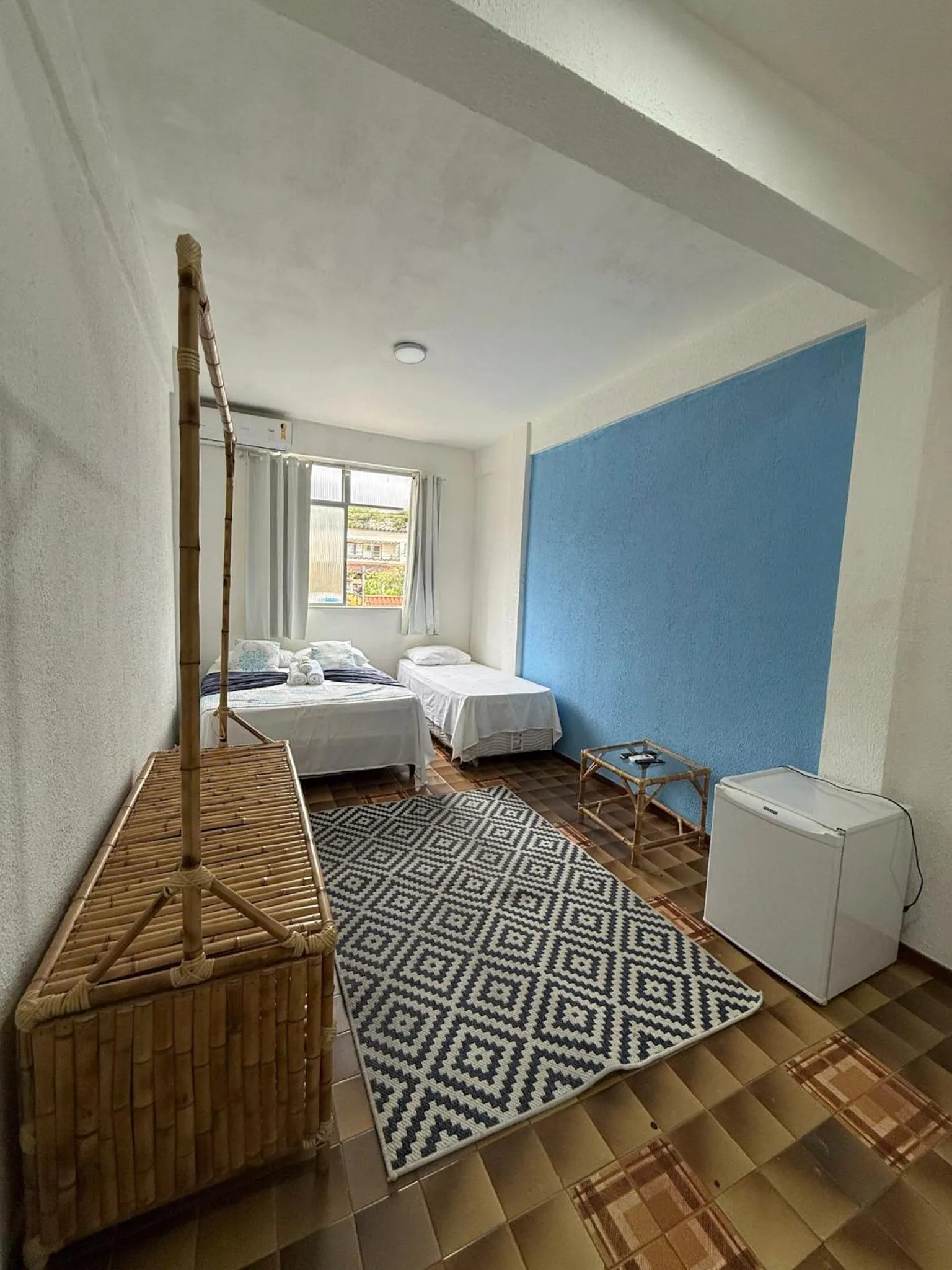 Bed in Pousada Lisamar