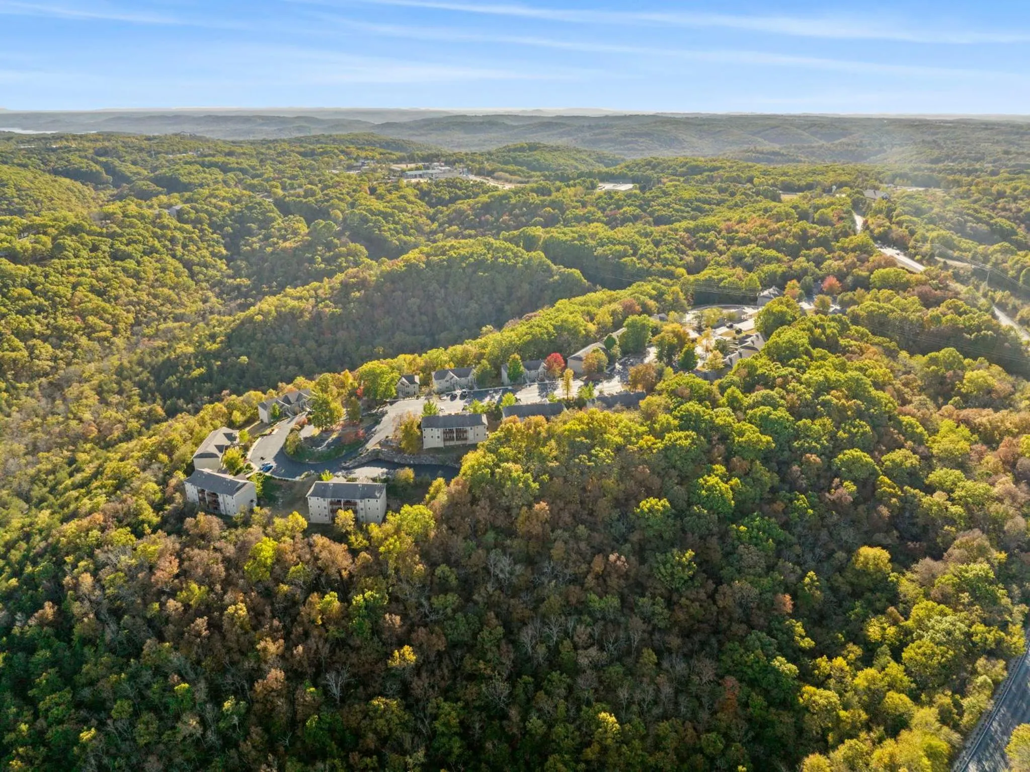 Bird's eye view in StoneBridge Village Resort