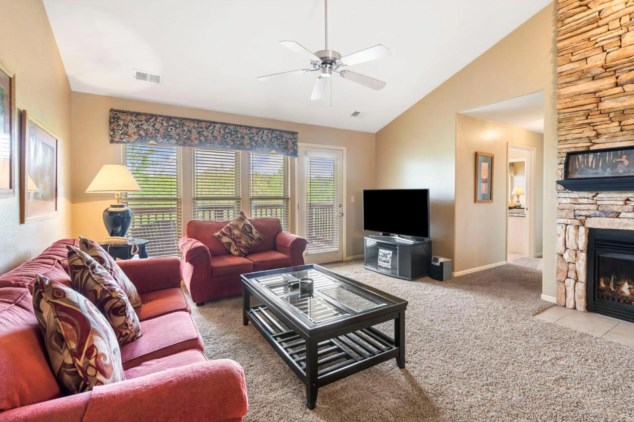Living room in StoneBridge Village Resort
