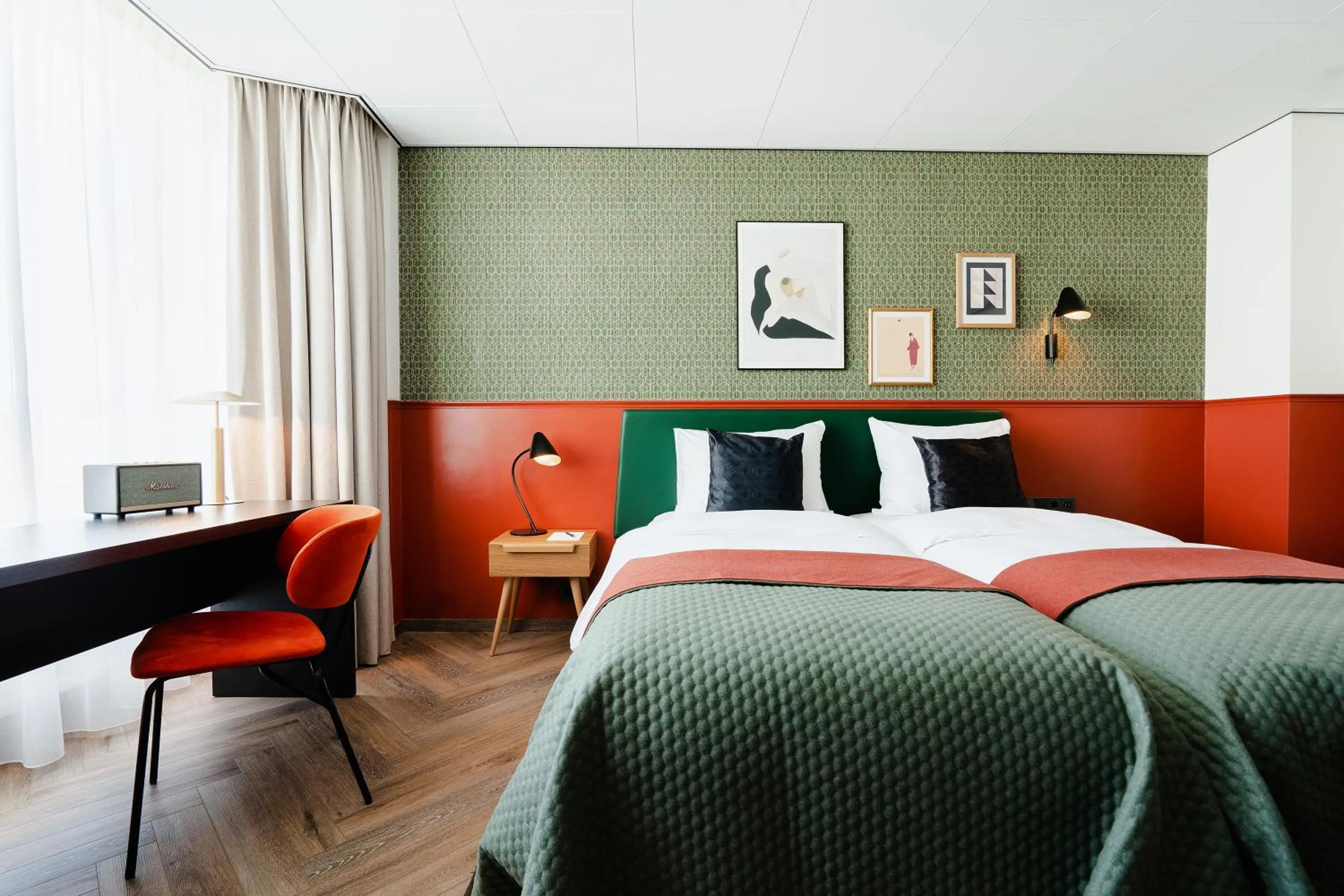 Bed in Park Centraal Den Haag, part of Sircle Collection