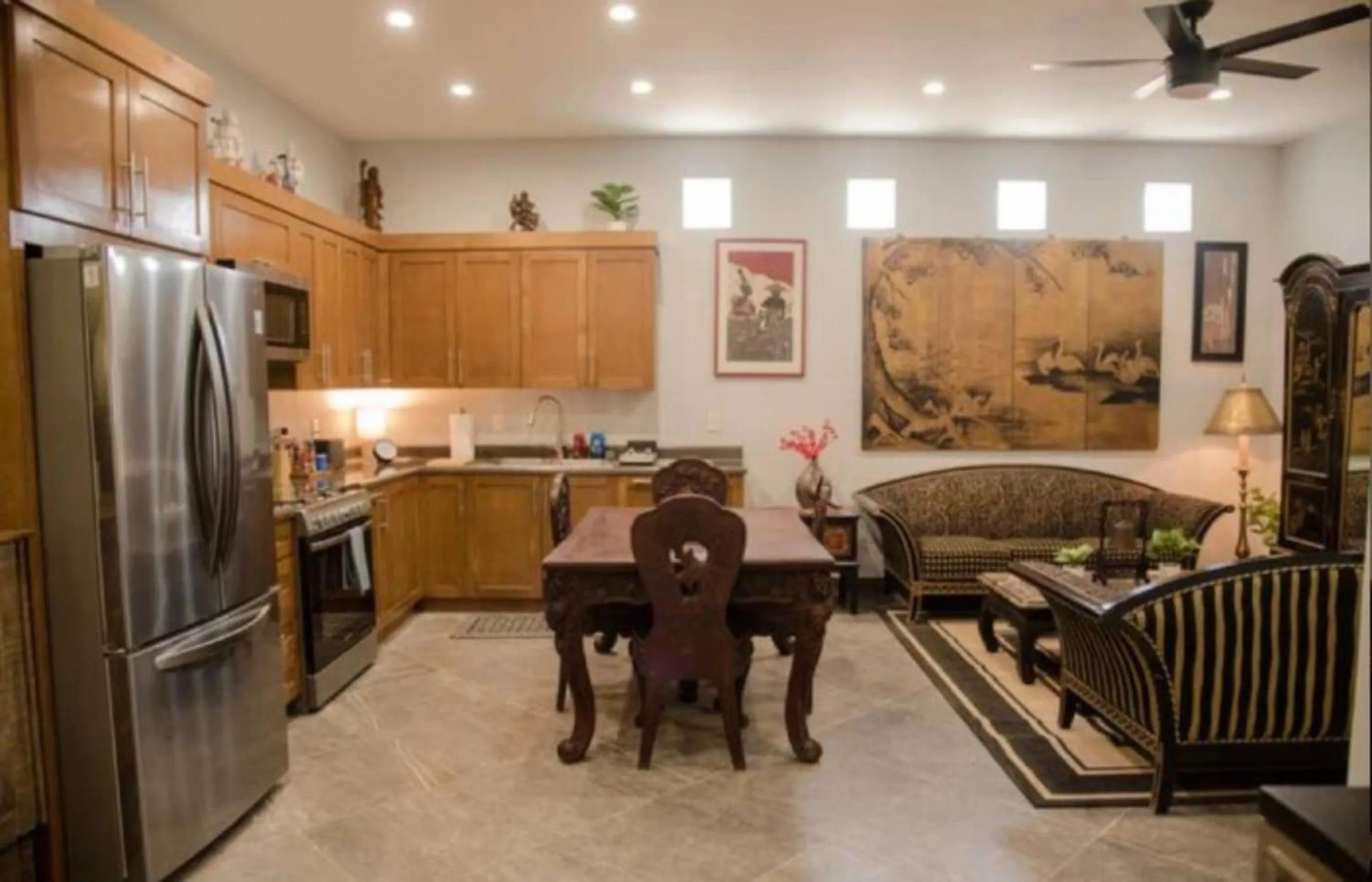 Kitchen or kitchenette in Capitan Boutique Resort