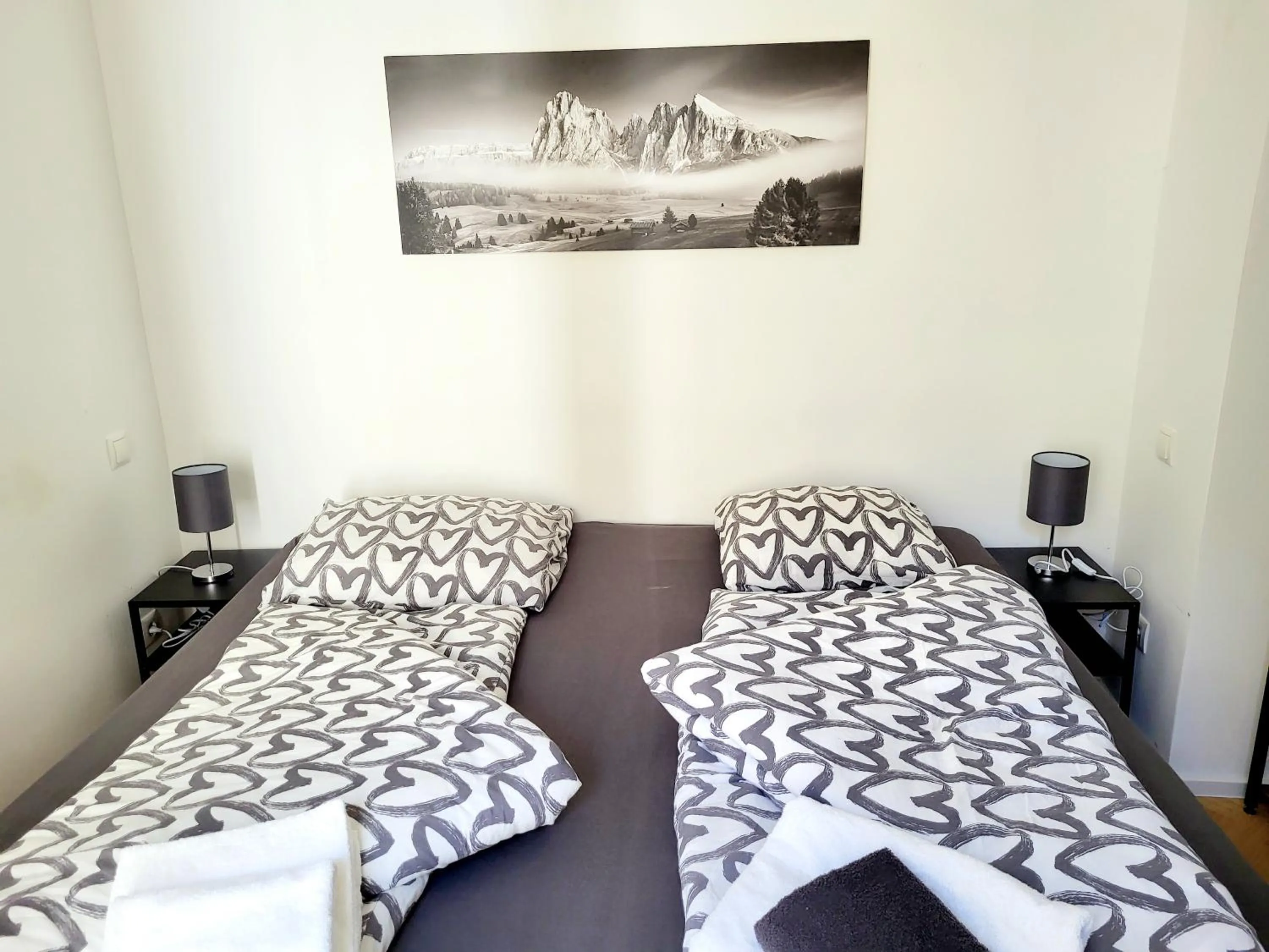 Bed in Neulerchenfelder Apartment Vienna