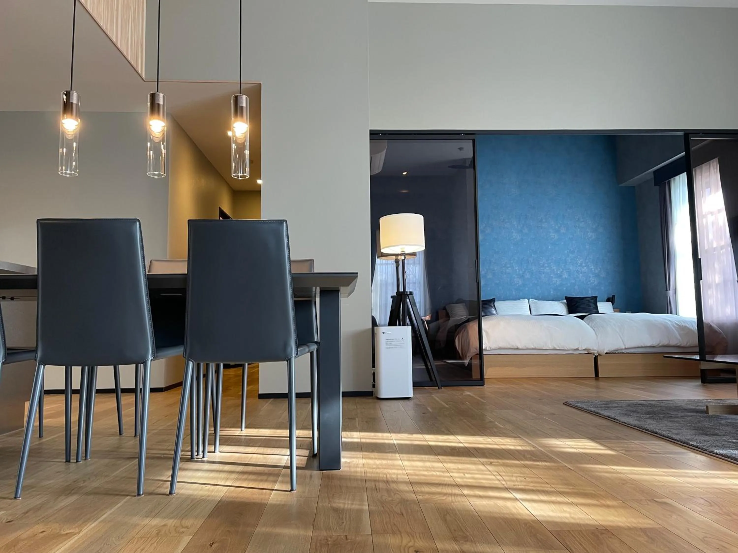 Dining area, Bed in Eau Sol Vert Karuizawa Club