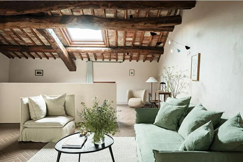 Seating area in Pieve Aldina Relais & Châteaux