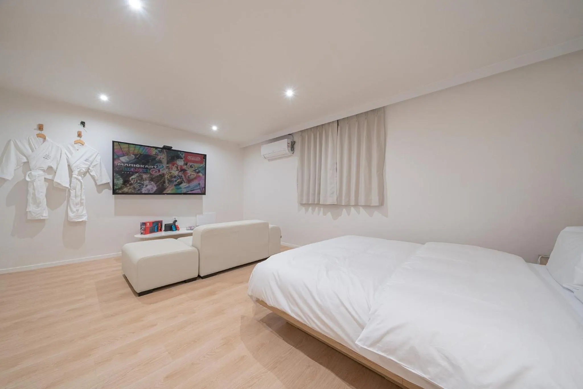 Bed in Aank Hotel Cheongju Uam 1st