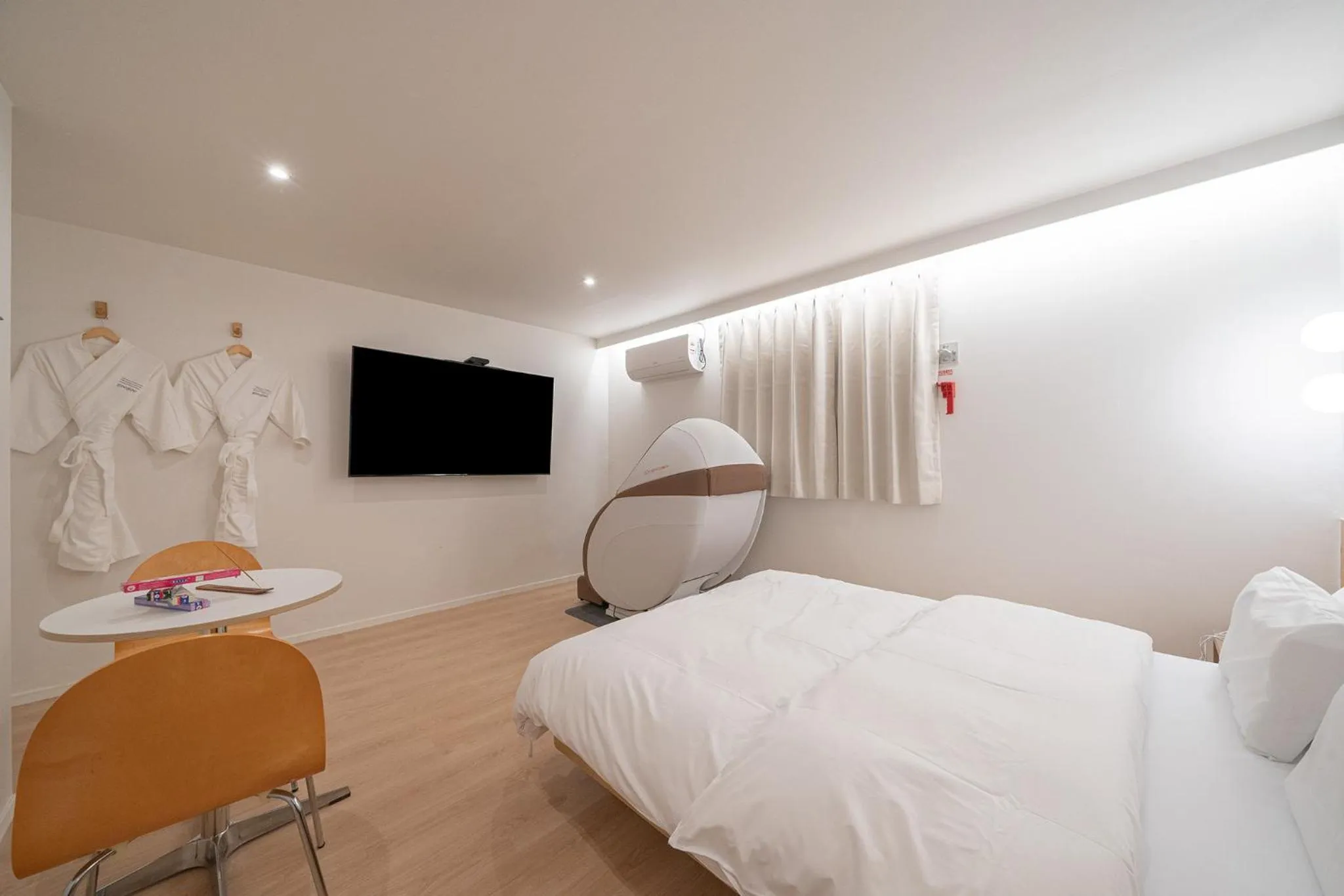 Bed in Aank Hotel Cheongju Uam 1st