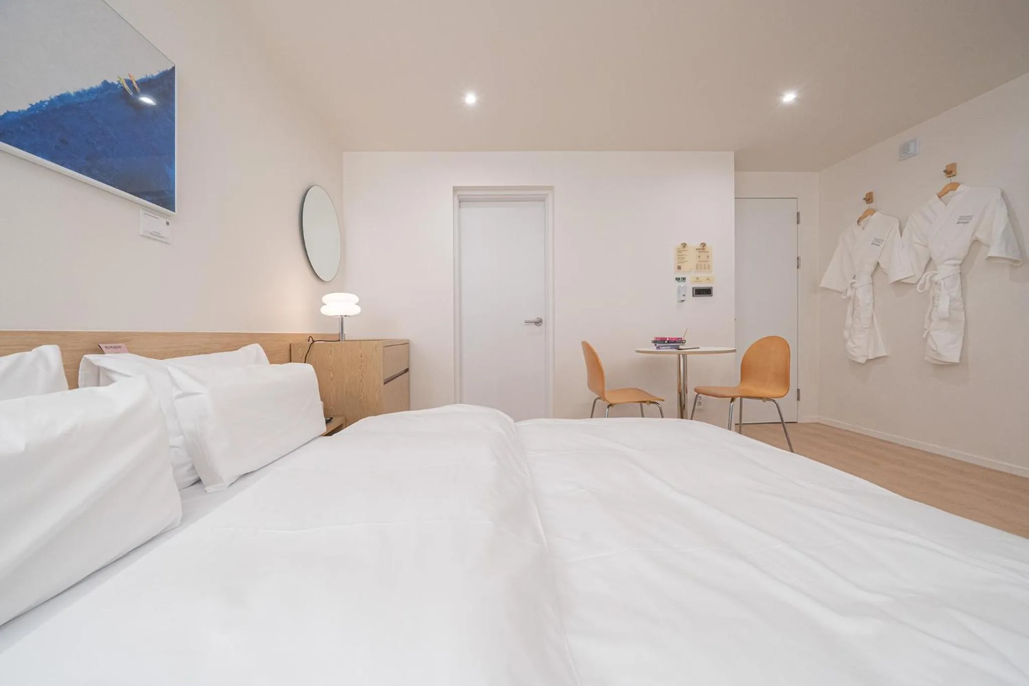 Bed in Aank Hotel Cheongju Uam 1st