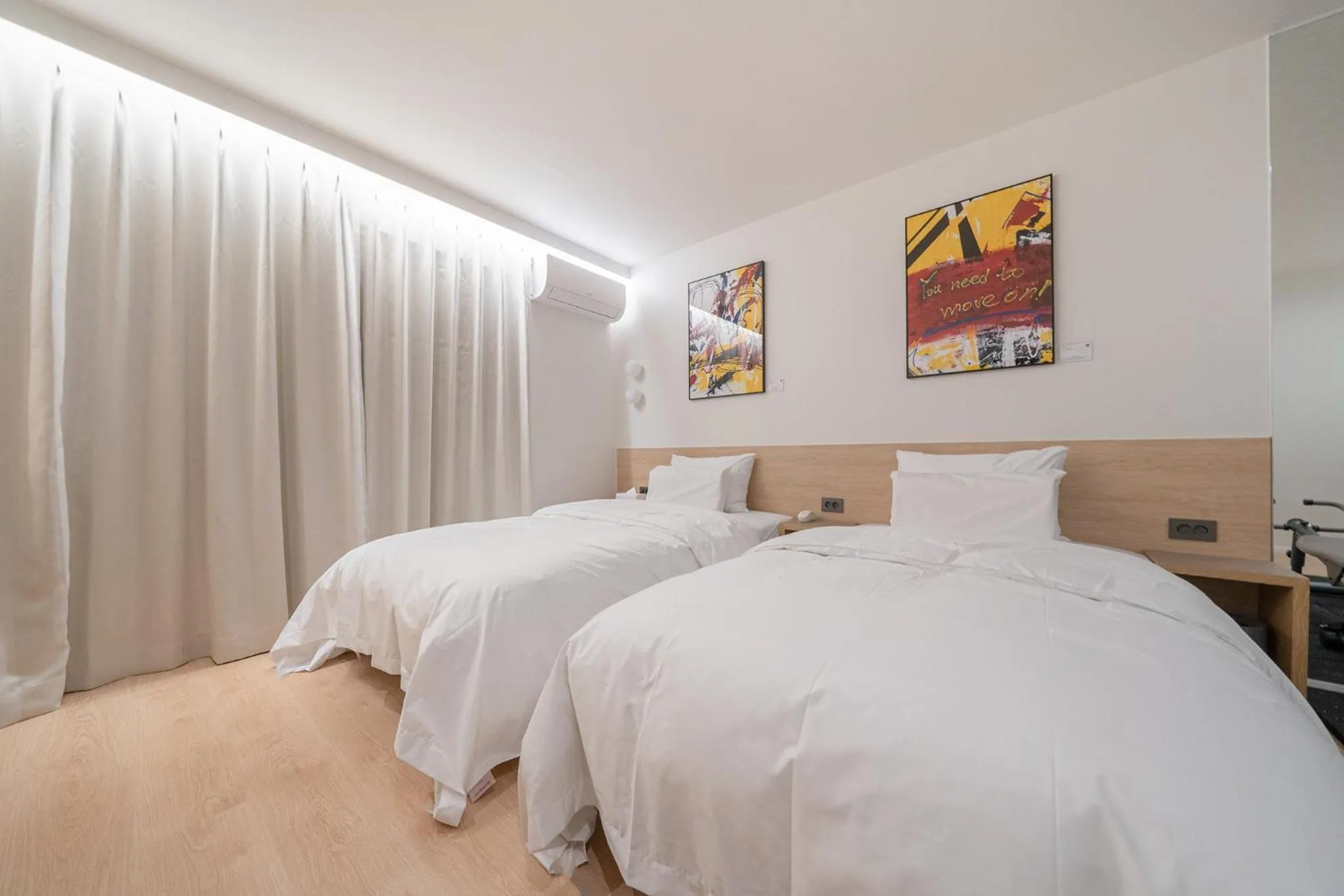 Bed in Aank Hotel Cheongju Uam 1st